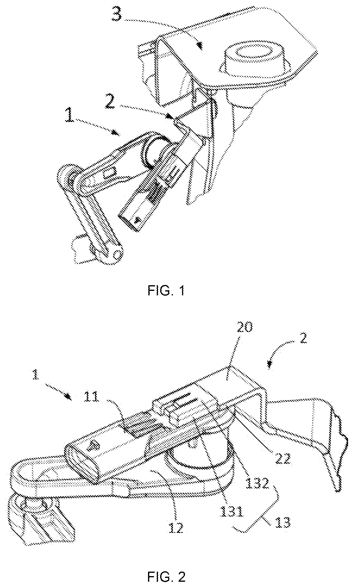 Patent US12320673 — Snap-fit height sensor and height sensor assembly — Figure 1