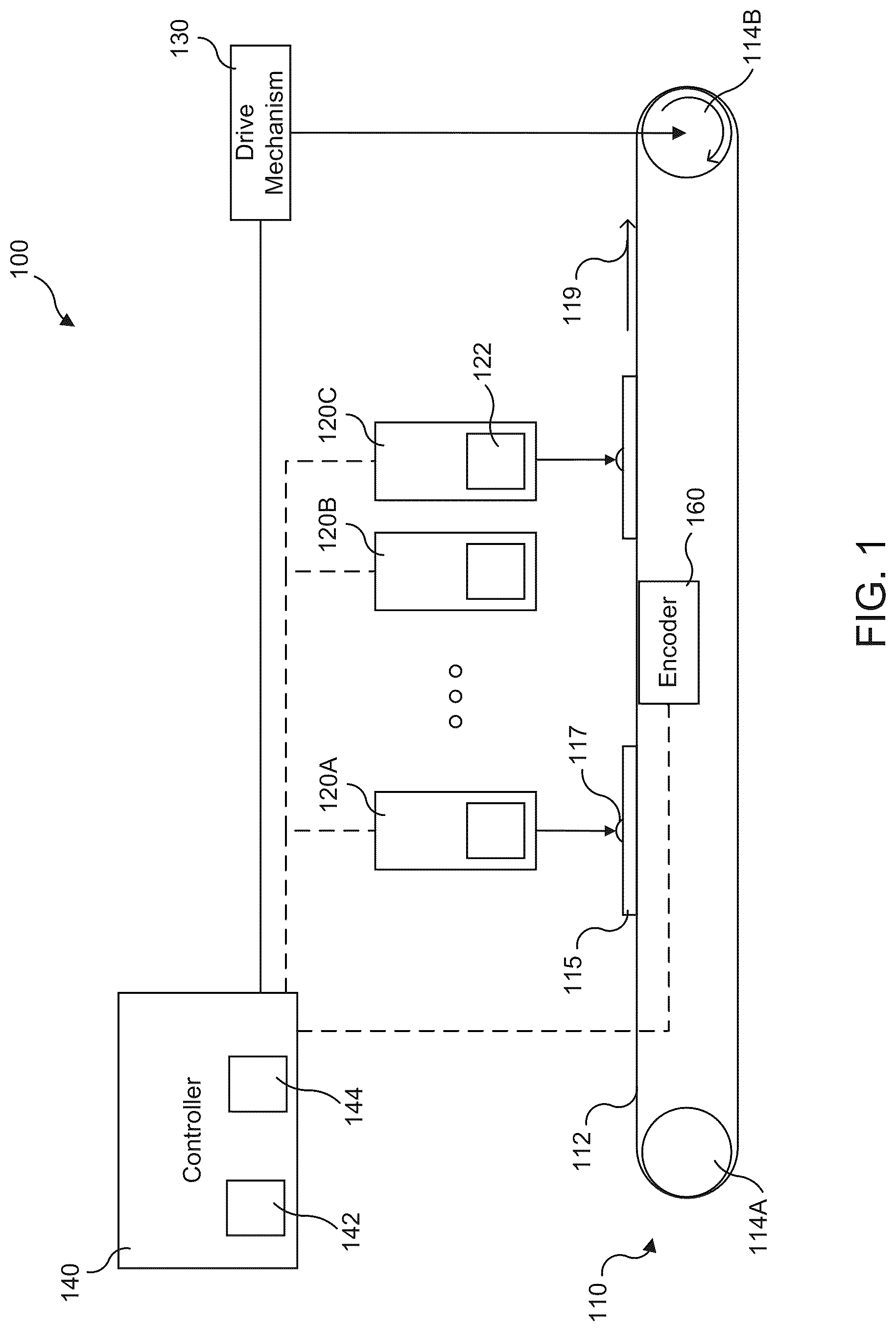 Patent US12320681 — Linear rotary encoder — Figure 1