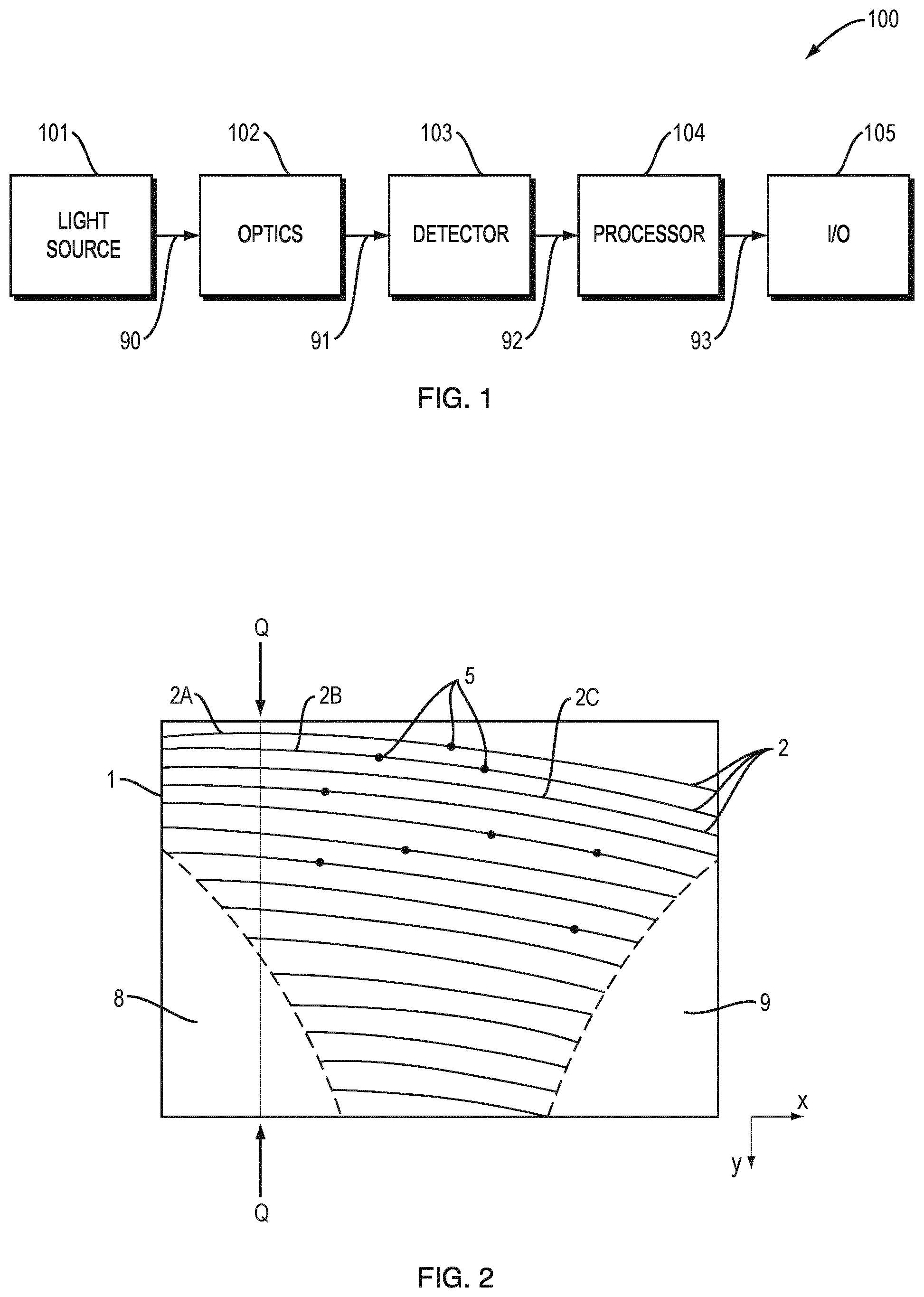 Patent US12320700 — Method and device for processing two-dimensional optical spectra — Figure 1