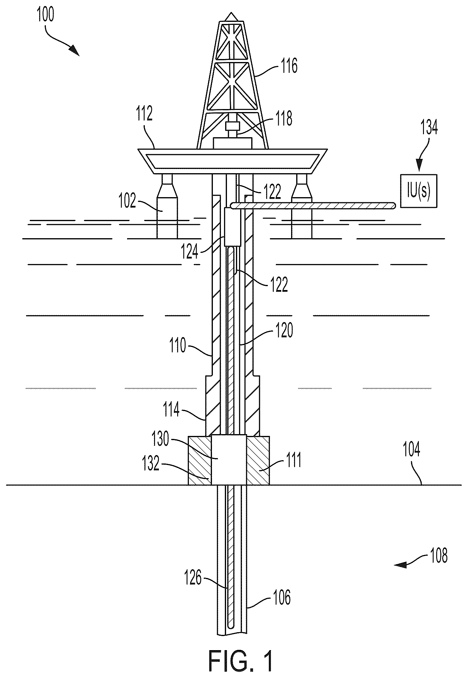 Patent US12320712 — Coil of reference fiber for downhole fiber sensing measurement — Figure 1