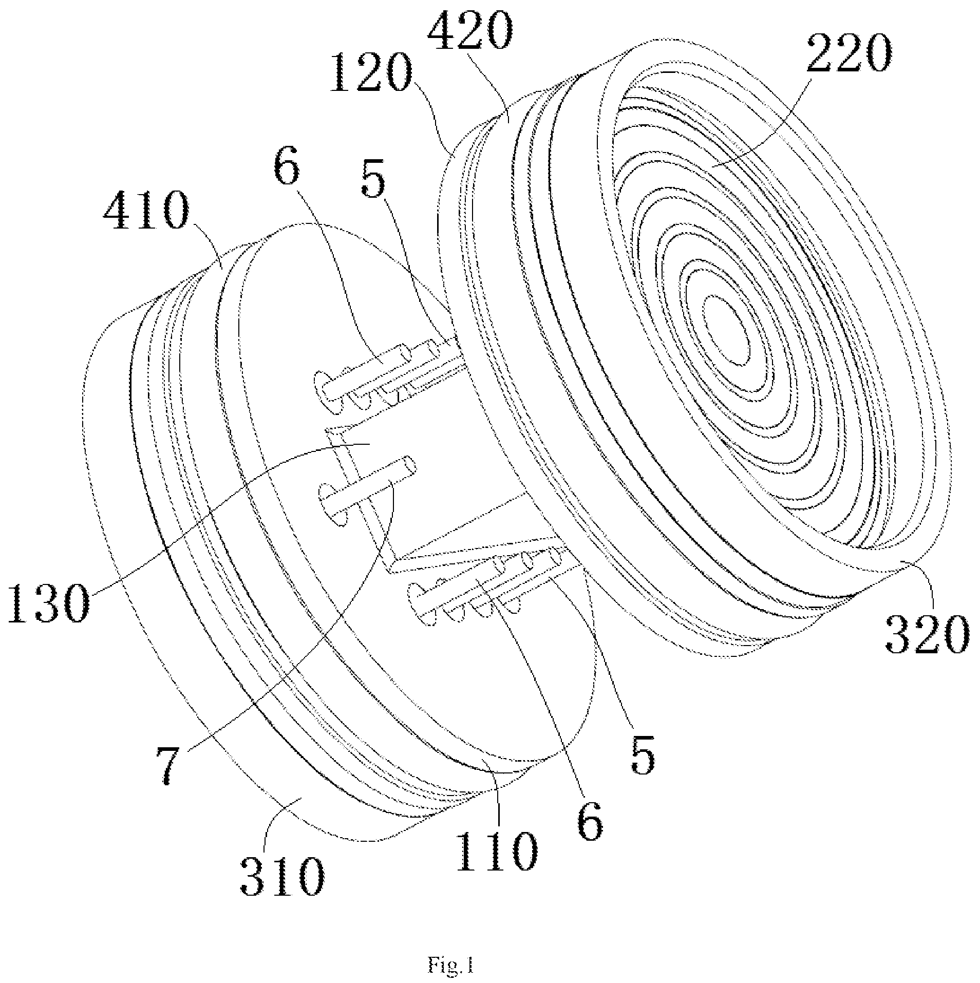 Patent US12320719 — Sensing device — Figure 1