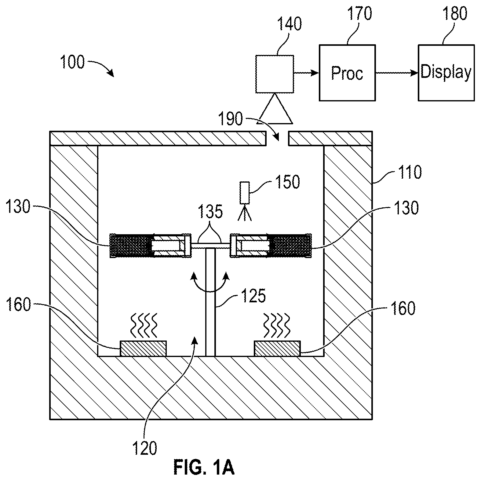 Patent US12320723 — Apparatus for measurement of capillary pressure in a porous sample — Figure 1