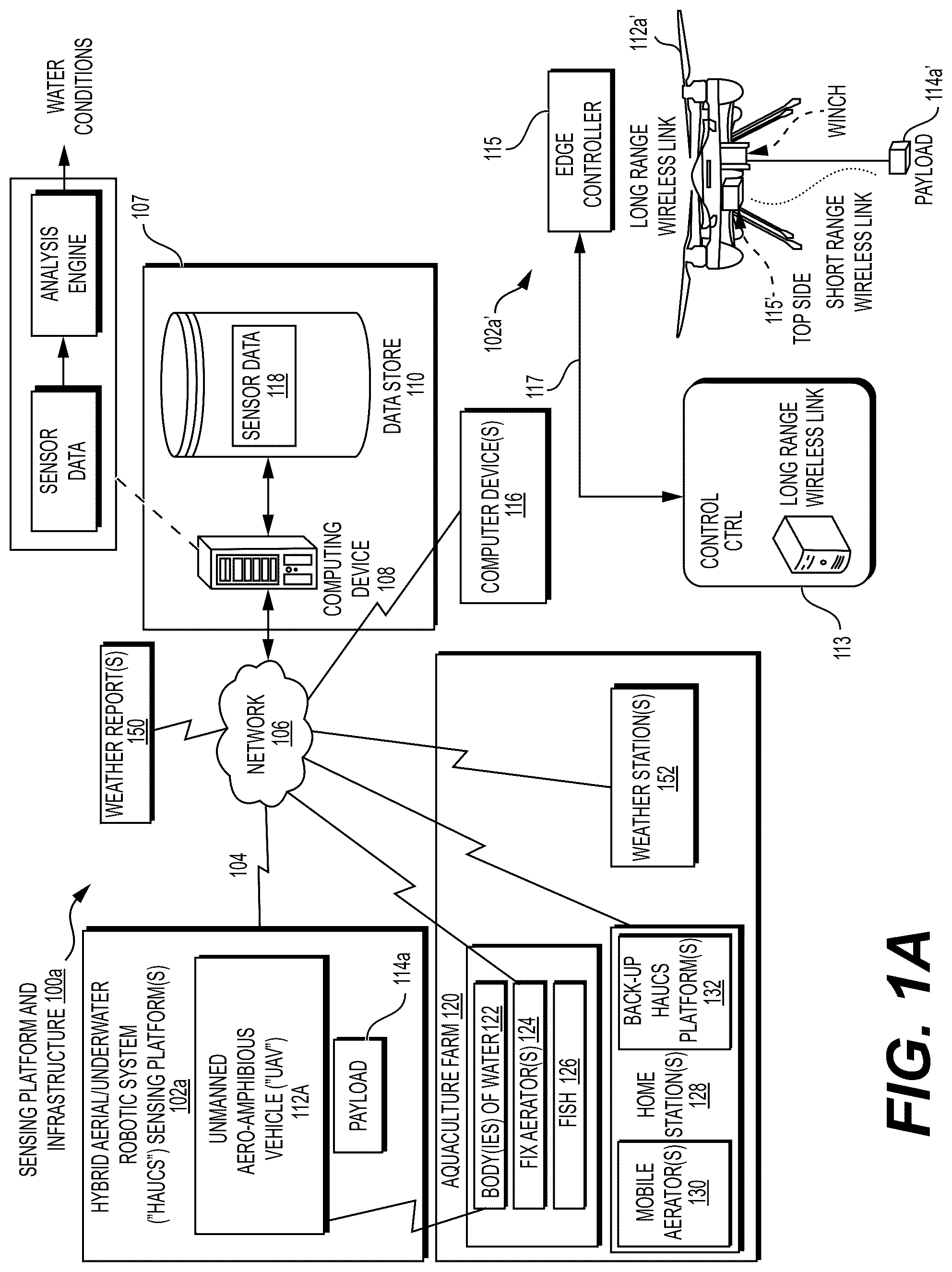 Patent US12320731 — Platform-independent mobile environmental sensing system — Figure 1