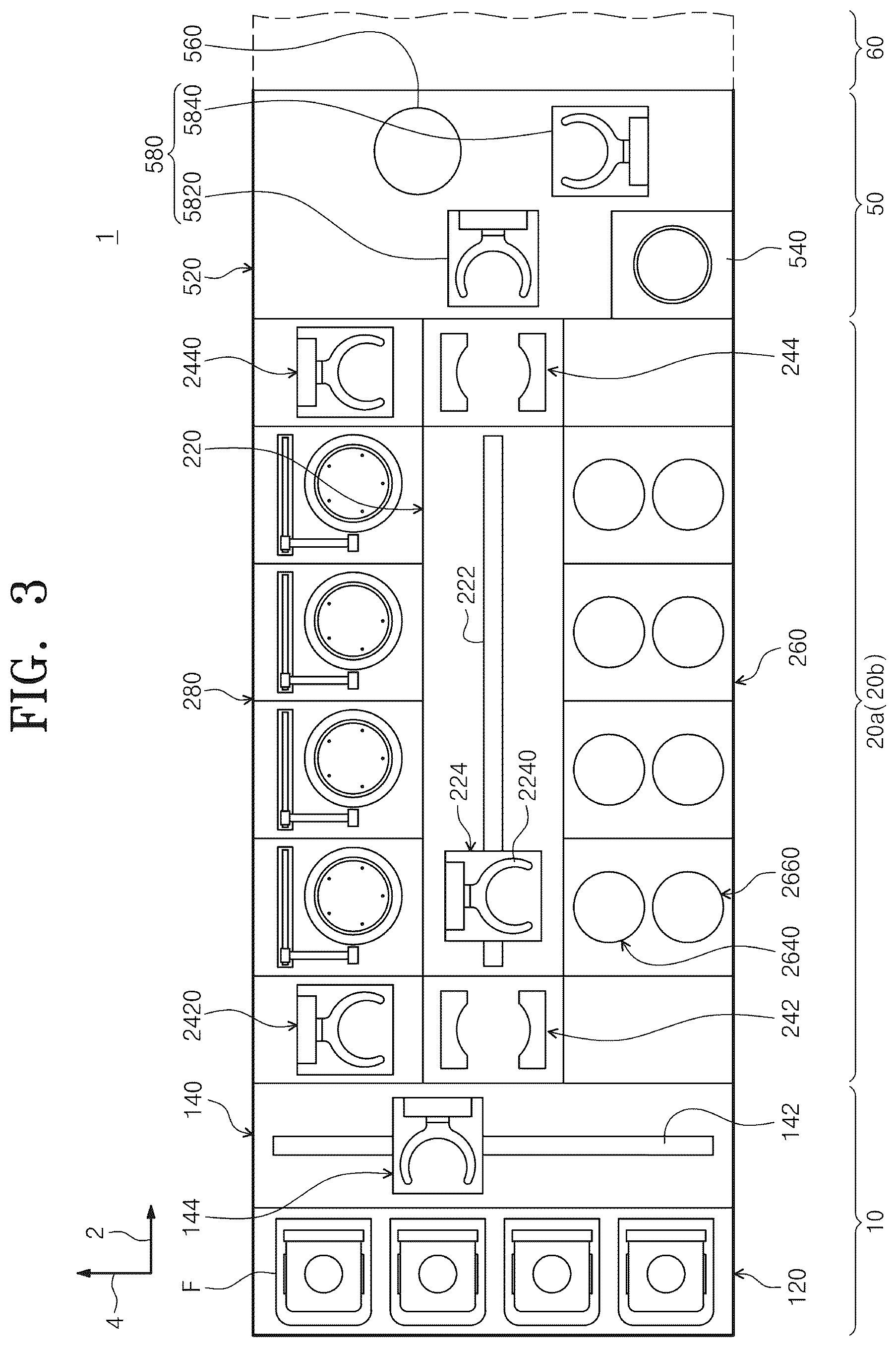 Patent US12320735 Figure 3 – Bubble measurement unit, substrate treating apparatus including the same, and bubble measurement method