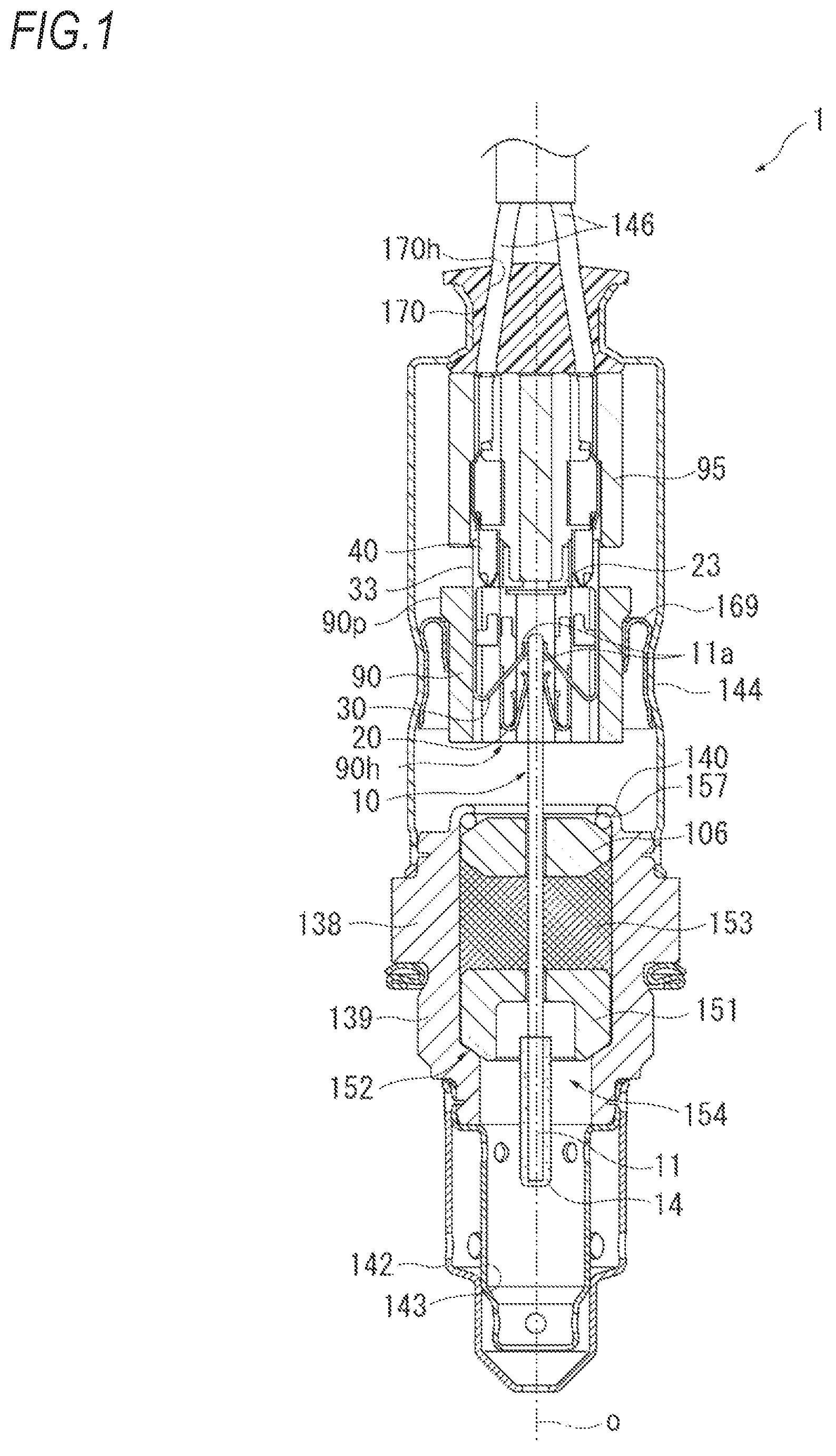 Patent US12320776 — Gas sensor — Figure 1