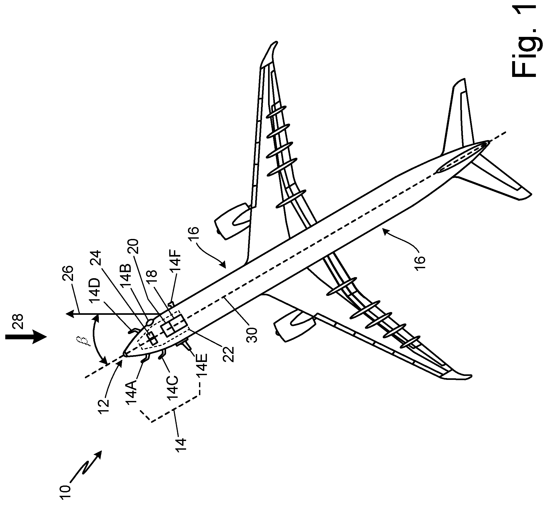 Patent US12320825 — Probe blockage detection and removal — Figure 1