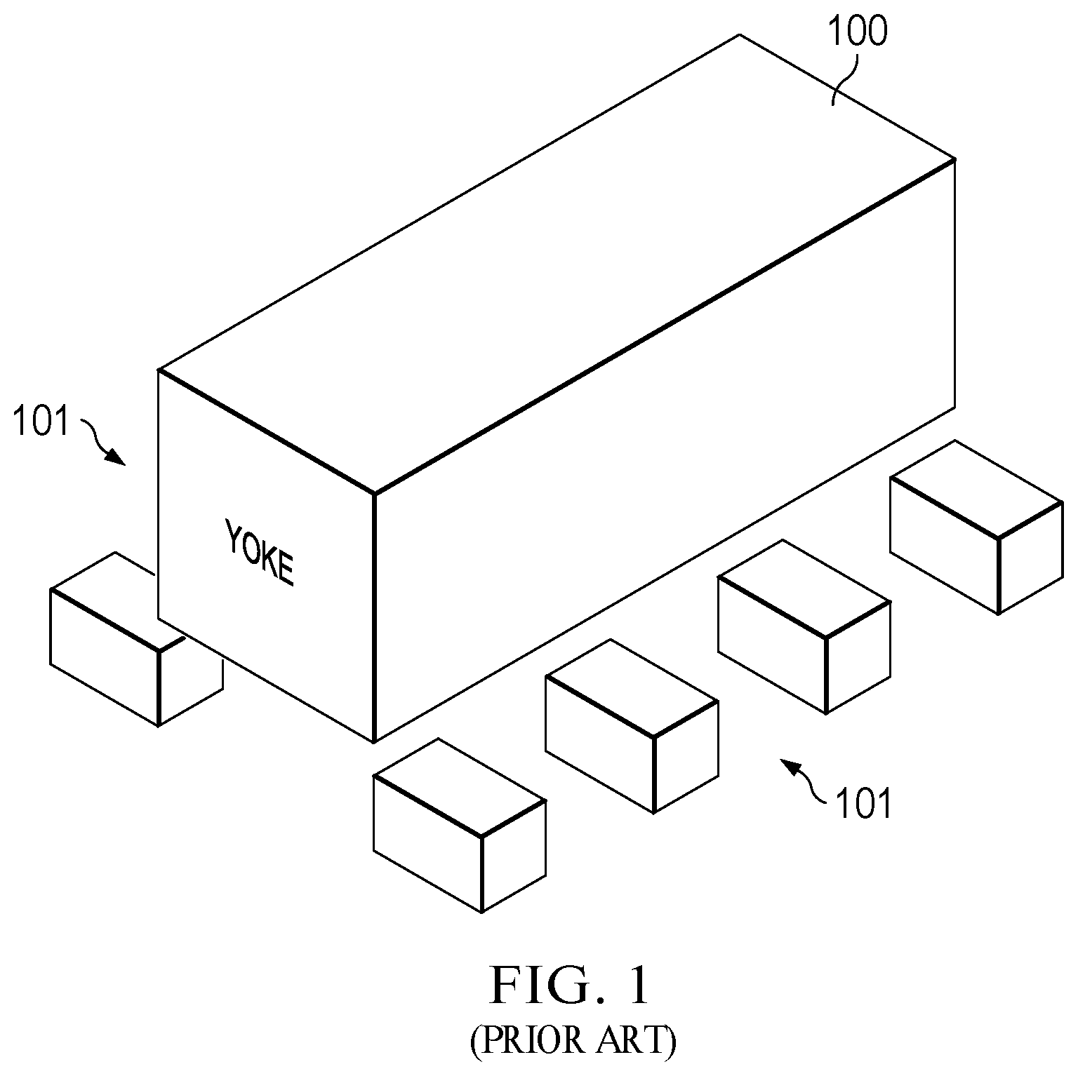 Patent US12320871 — Yoke structures for magnetometers — Figure 1