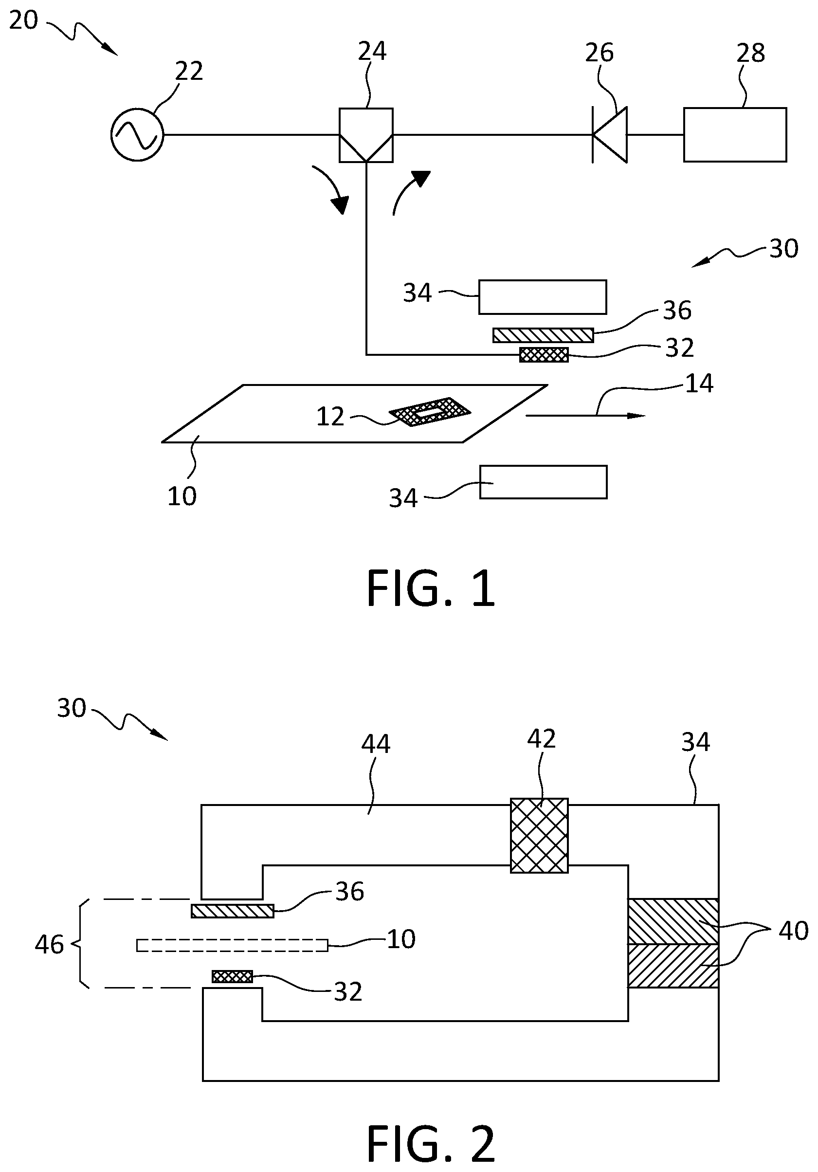 Patent US12320876 — Sensor element and device for authenticating a data carrier having a spin resonance feature — Figure 1