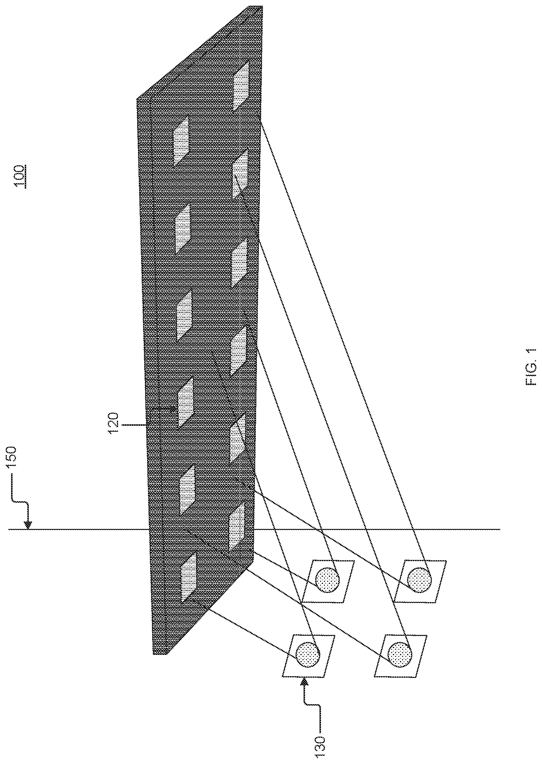 Patent US12320907 — Systems and methods for dynamic characterization and adjustment of radio frequency aperture and transmission — Figure 1