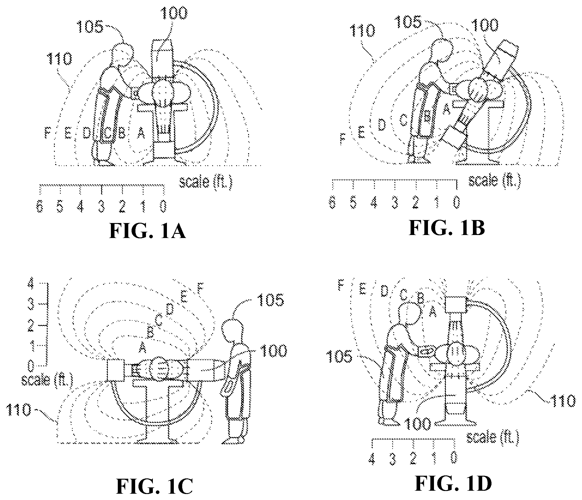 Patent US12320930 — Localized radiation sensing and reporting surfaces — Figure 1