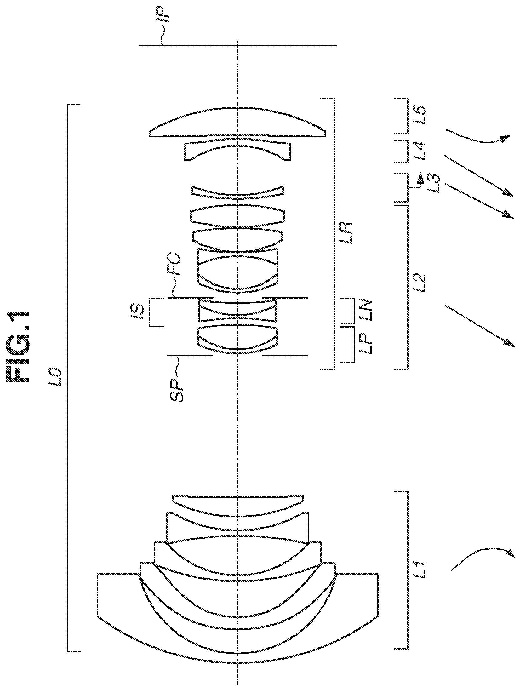Patent US12320963 Figure 1 – Zoom lens and imaging apparatus including the same