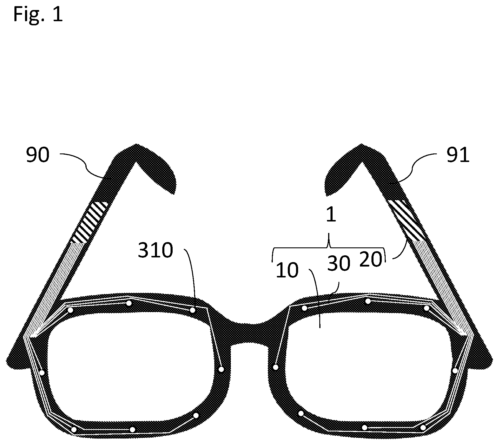 Patent US12320968 — Tunable optical device — Figure 1