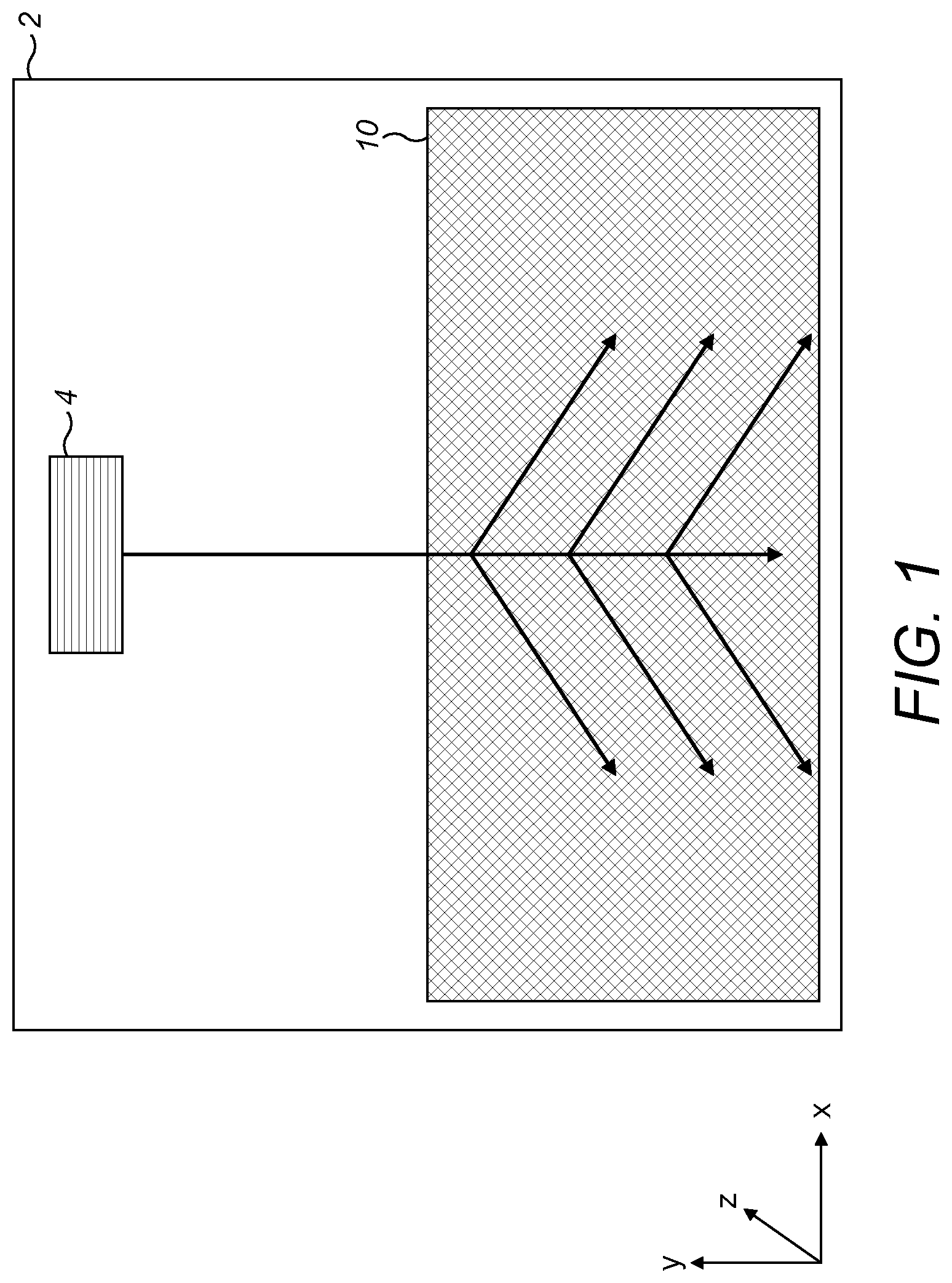 Patent US12320979 — Device and method for compensating effects of pantoscopic tilt or wrap/sweep tilt on an image presented on an augmented reality or virtual reality display — Figure 1