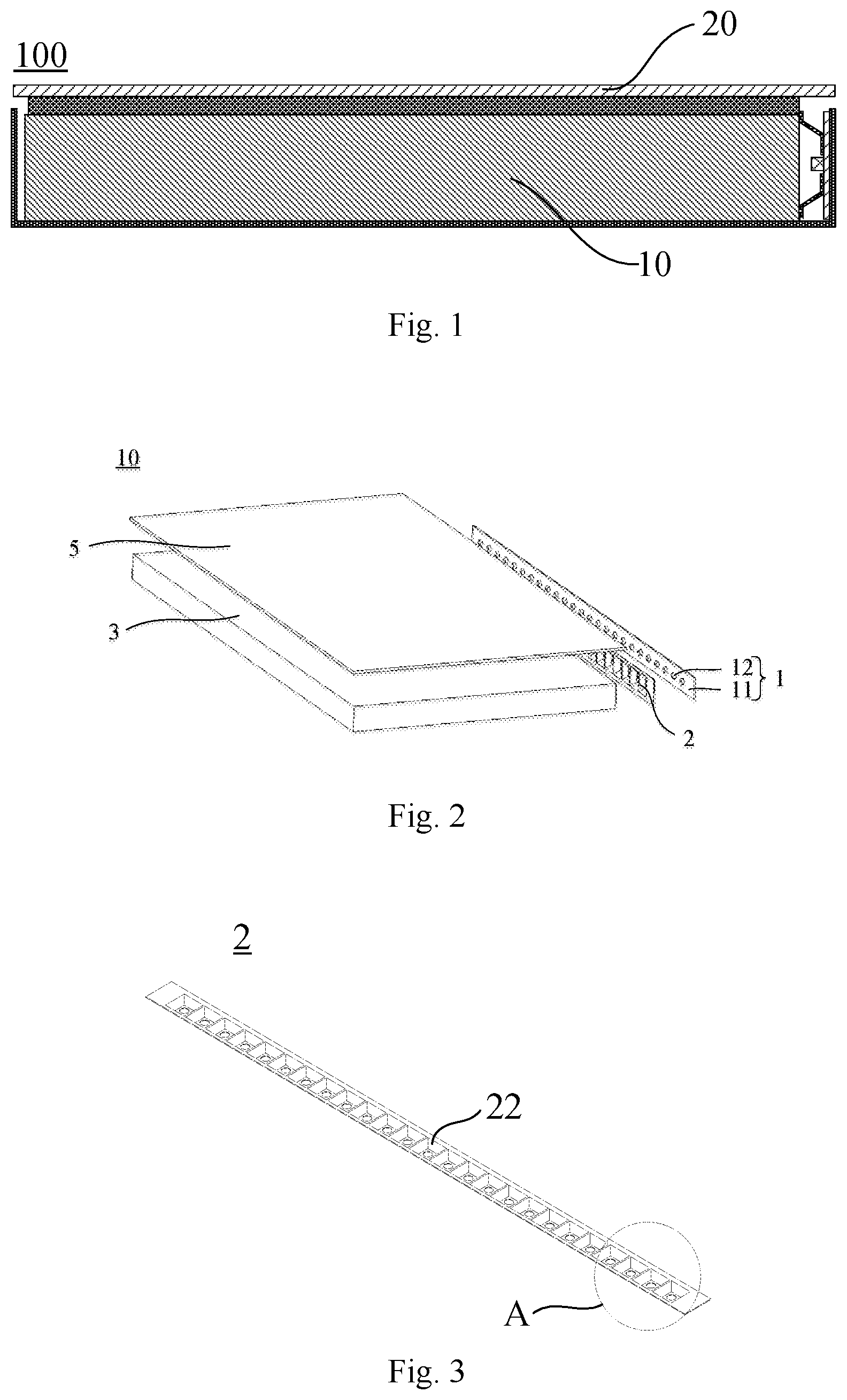 Patent US12321003 Figure 1 – Backlight module and display device