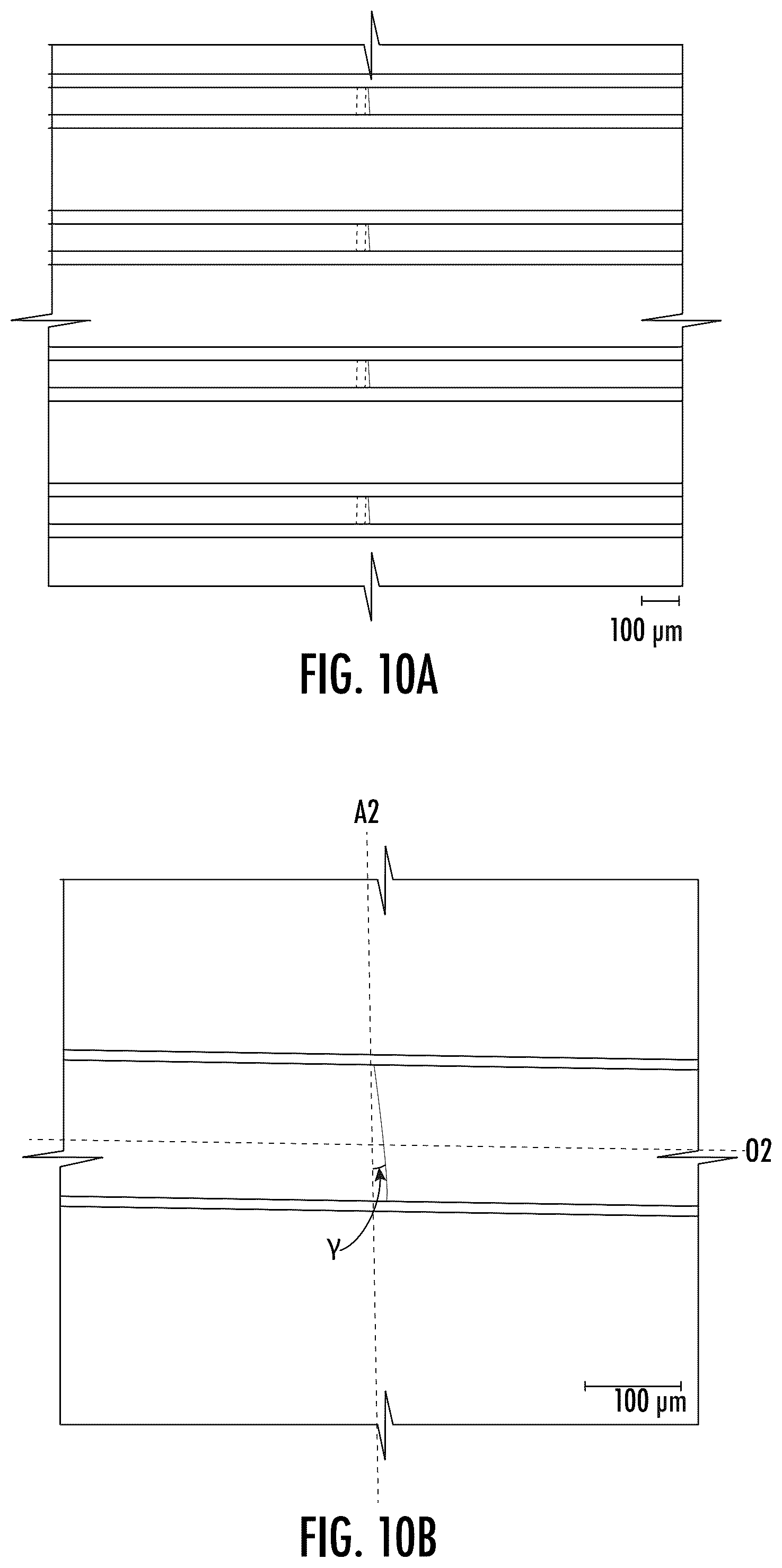 Patent US12321012 Figure 12 – Laser-cleaving of an optical fiber array with controlled cleaving angle