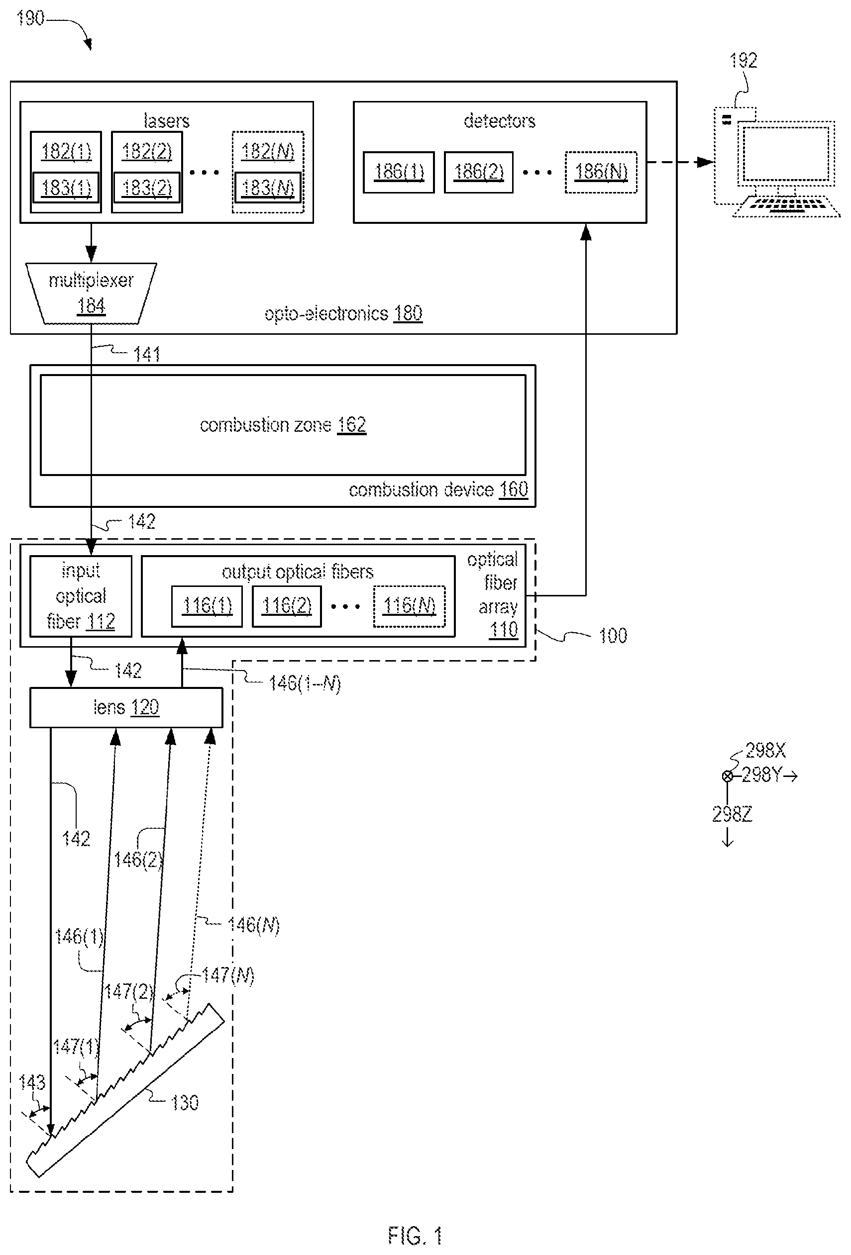 Patent US12321015 — Demultiplexing filter and method — Figure 1