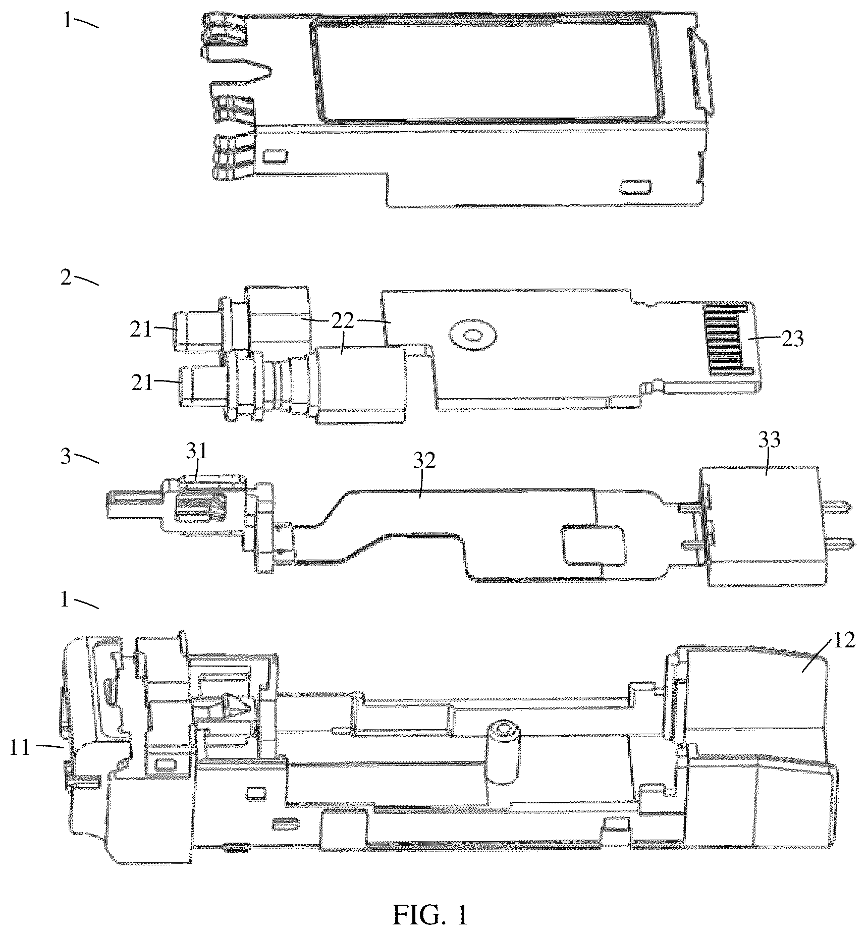 Patent US12321026 — Composite module and manufacturing method thereof — Figure 1