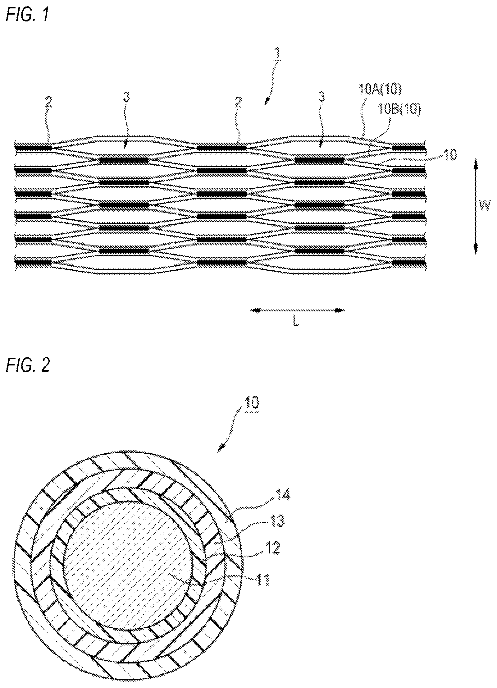 Patent US12321027 — Optical fiber ribbon — Figure 1