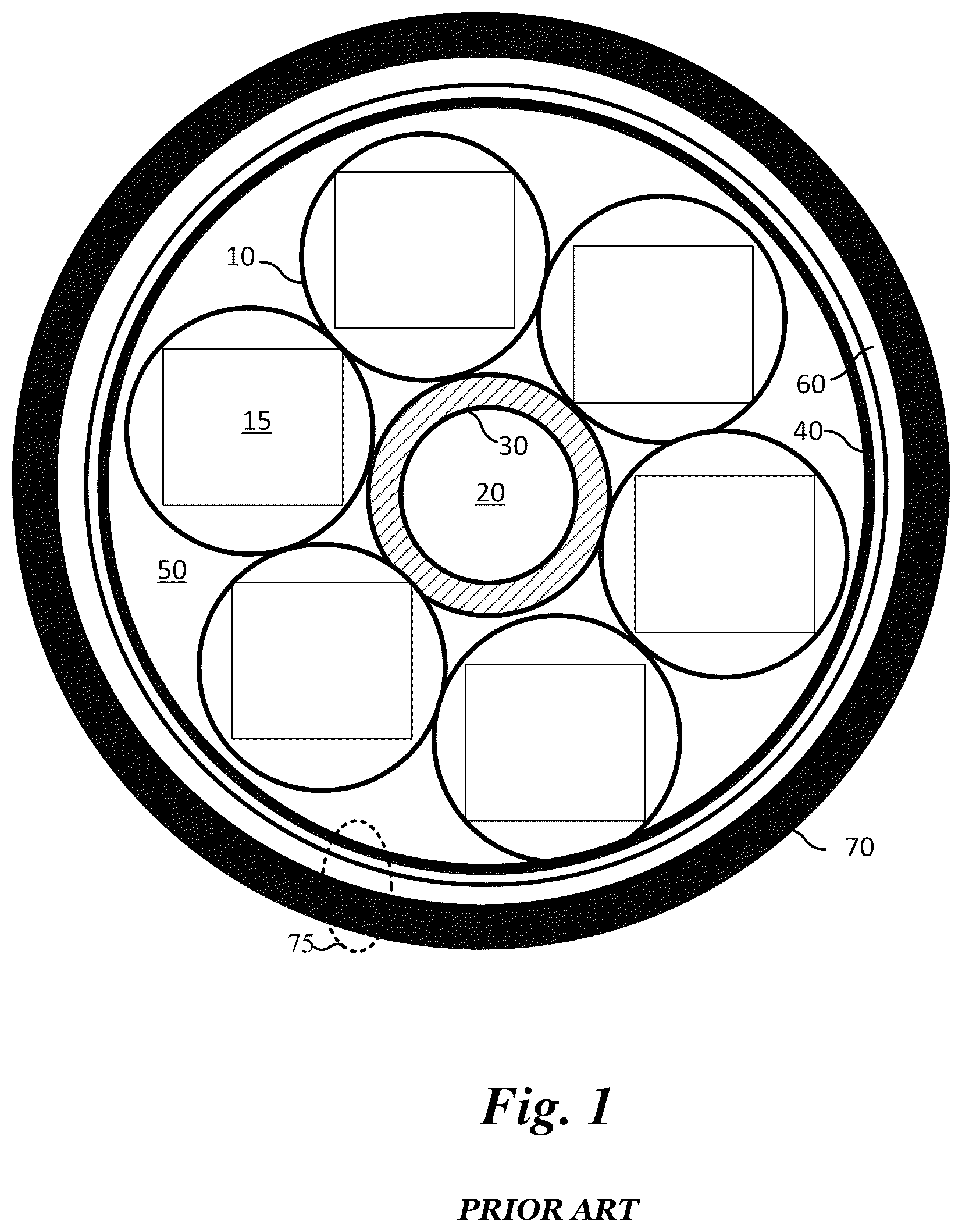 Patent US12321030 — High density optical cables — Figure 1