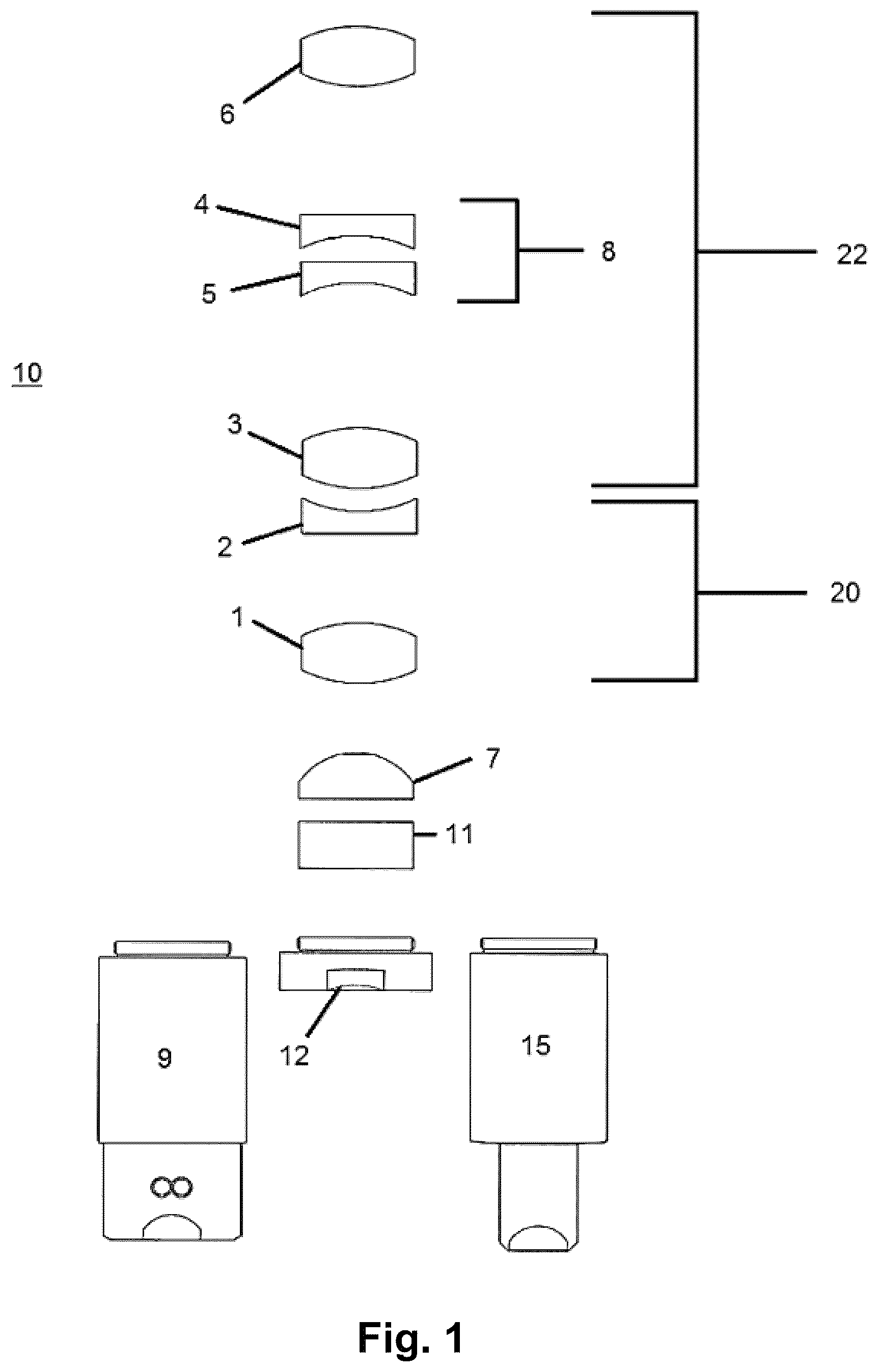 Patent US12321036 — Complex focusing system with modulating lenses — Figure 1