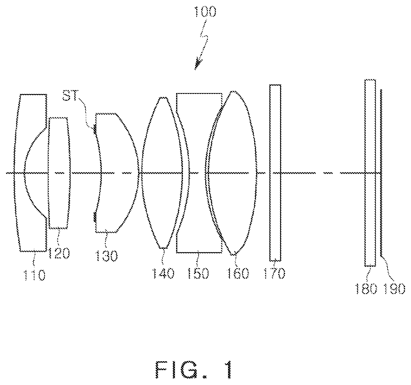 Patent US12321039 Figure 1 – Image capturing lens system