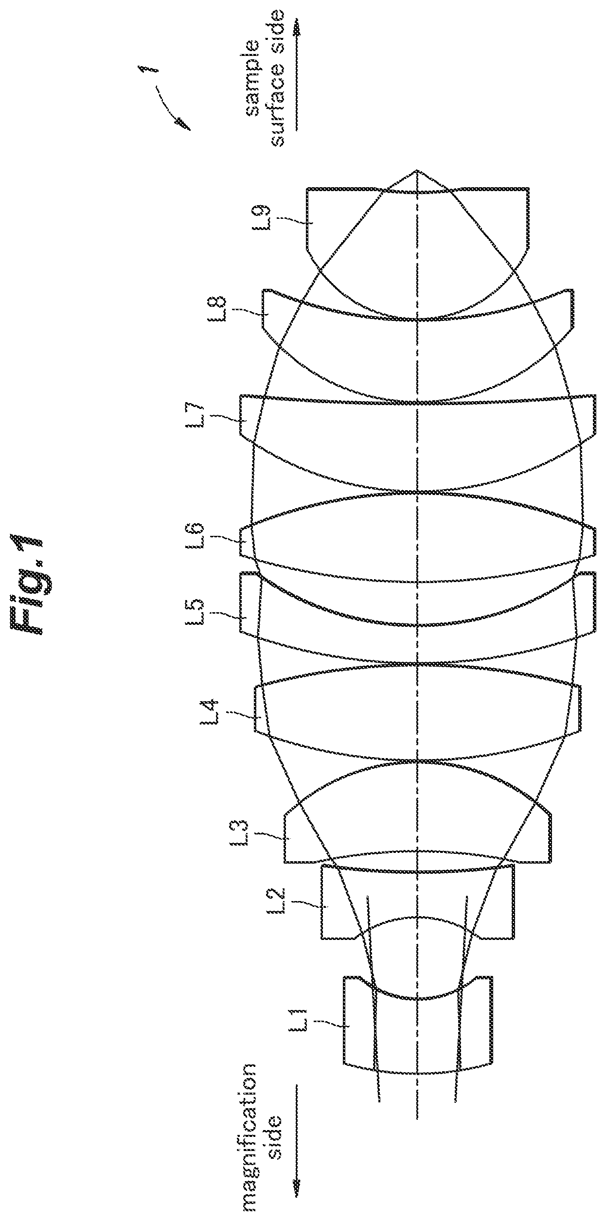 Patent US12321041 — Objective lens — Figure 1