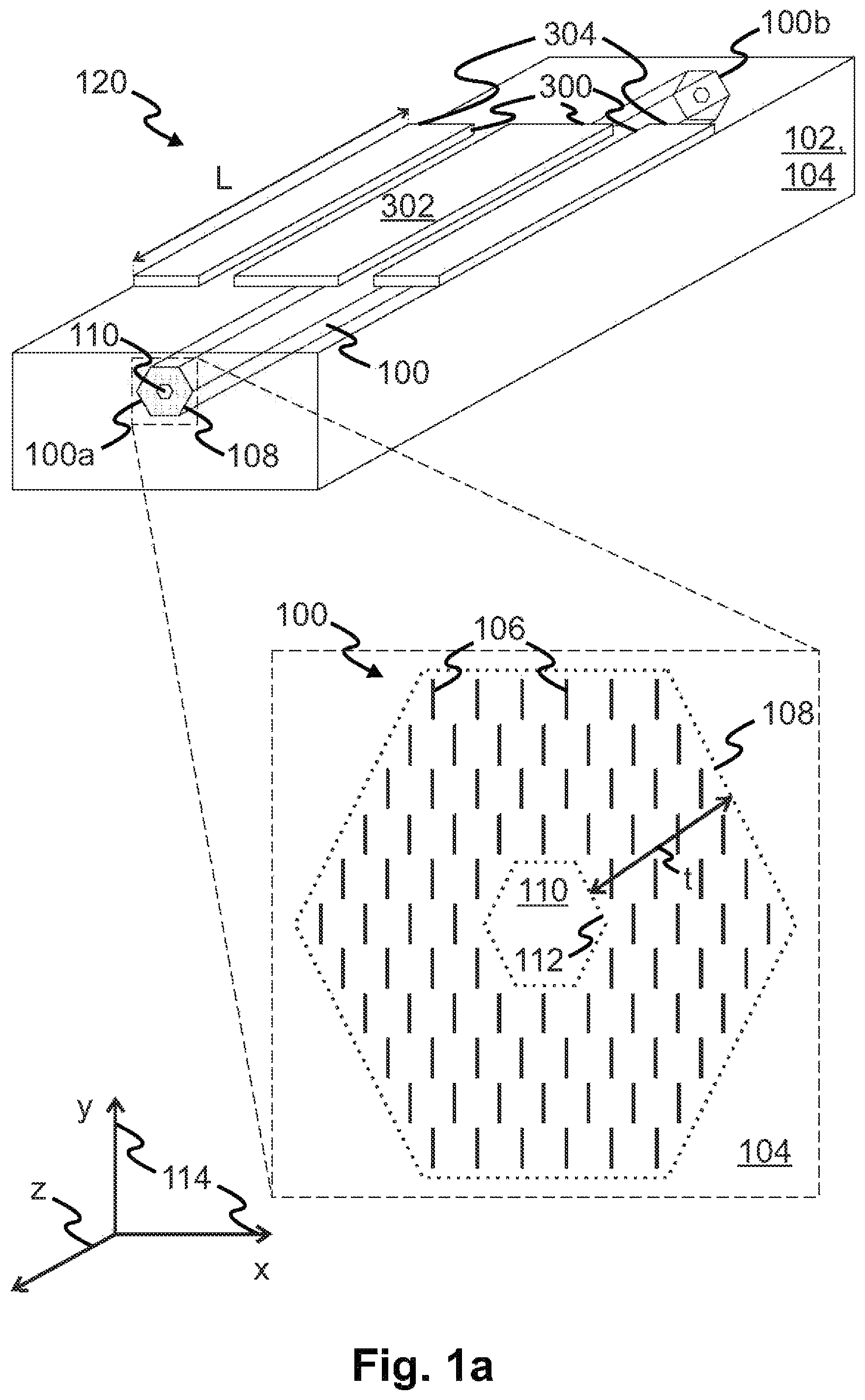 Patent US12321052 — Waveguide for low loss, high speed electro-optical modulator — Figure 1