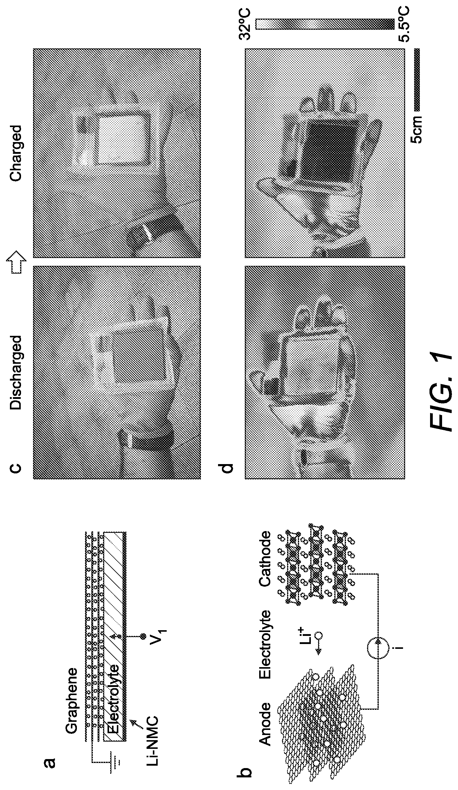 Patent US12321074 — Multispectral electro-optical ion-intercalated graphene electrochrome cells — Figure 1