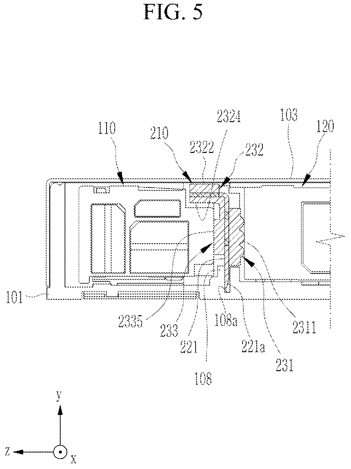 Patent US12321086 Figure 6 – Camera module