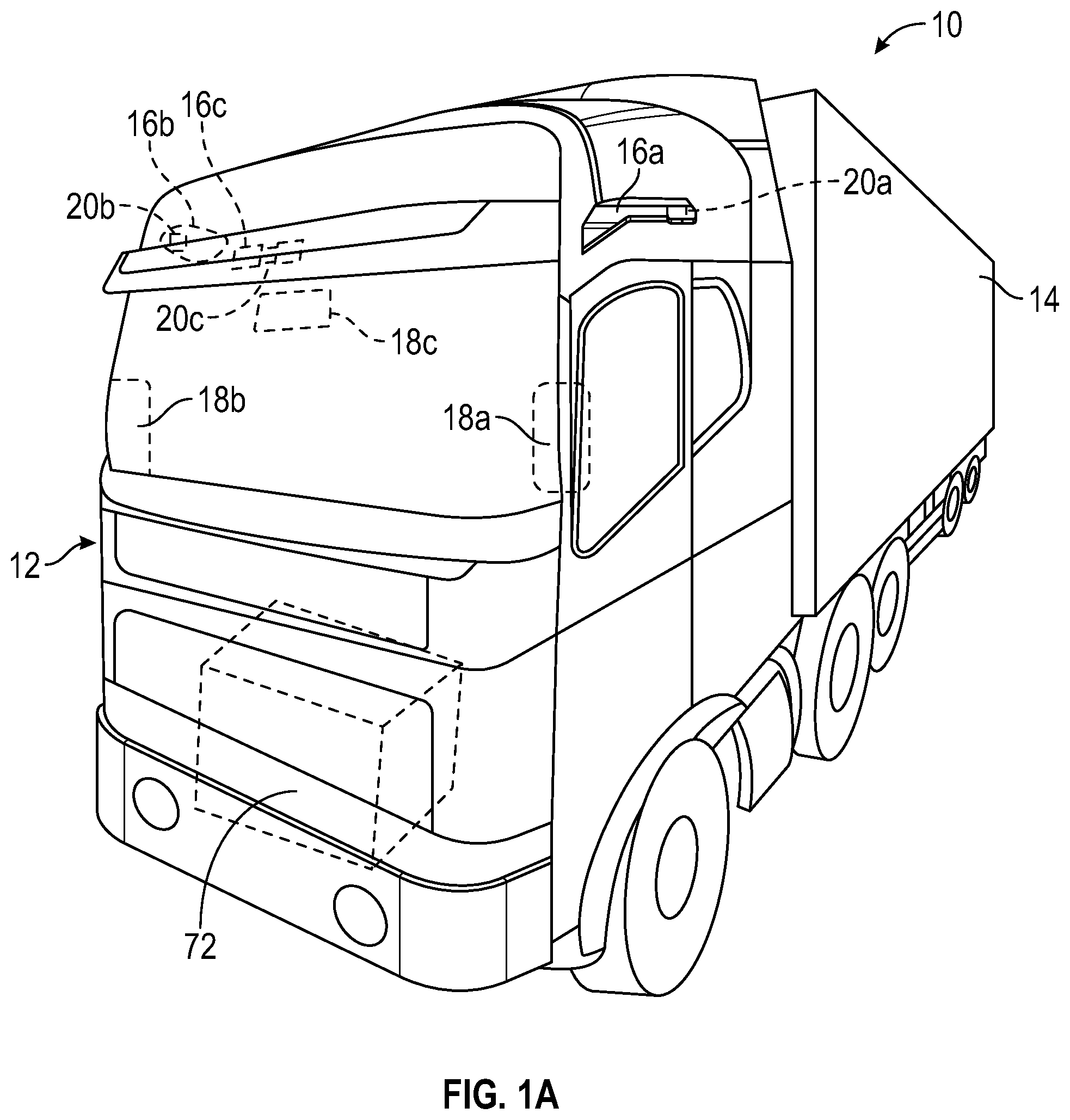 Patent US12321087 — Camera mirror system with outside air temperature sensor — Figure 1