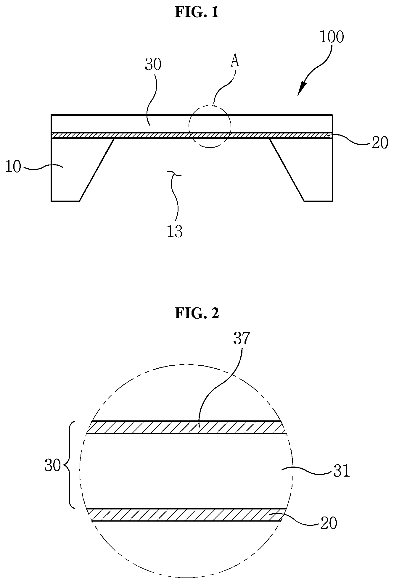 Patent US12321092 — Pellicle for extreme ultraviolet lithography containing amorphous carbon and method for manufacturing the same — Figure 1