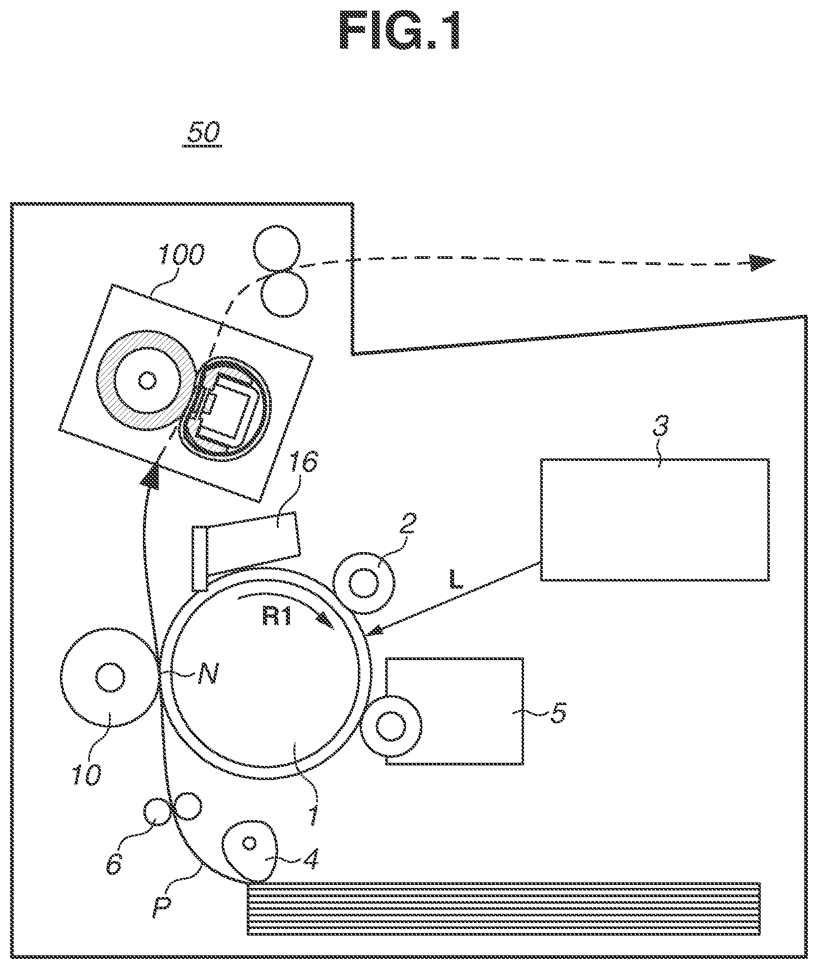 Patent US12321115 Figure 1 – Heating apparatus and image forming apparatus