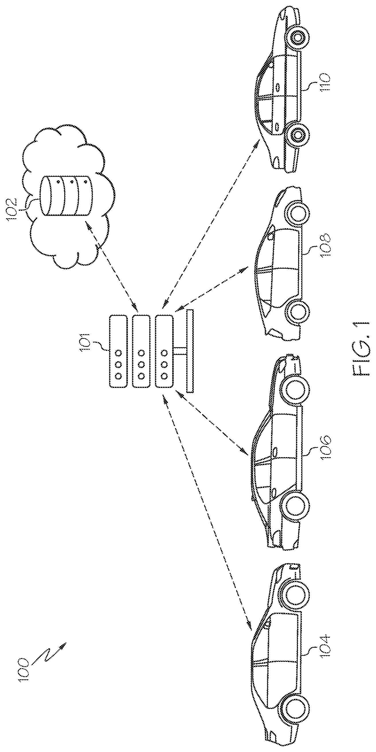 Patent US12321179 — System and methods for platoon-leader-as-a-service — Figure 1