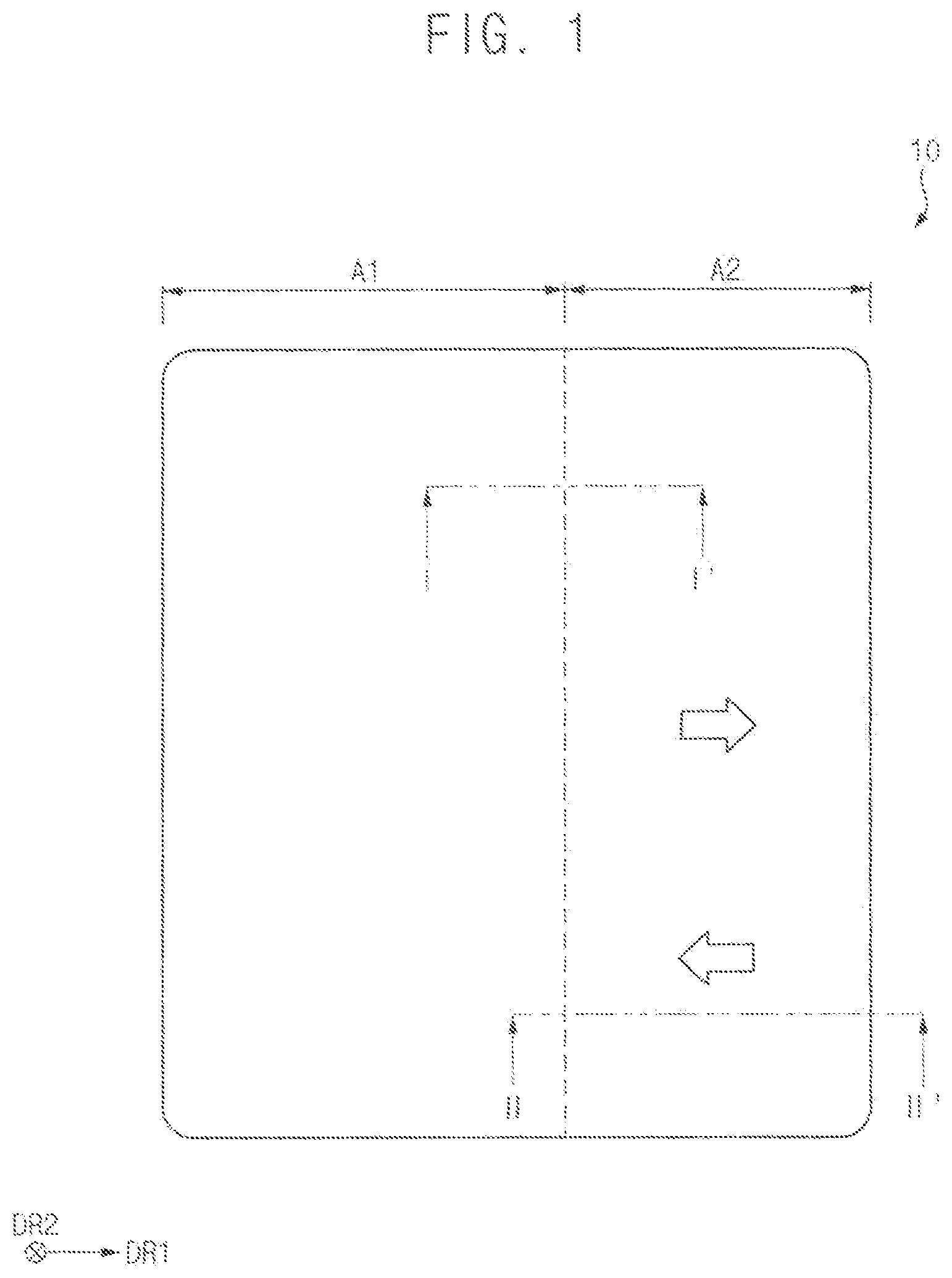 Patent US12321198 — Display device and method of manufacturing the same — Figure 1