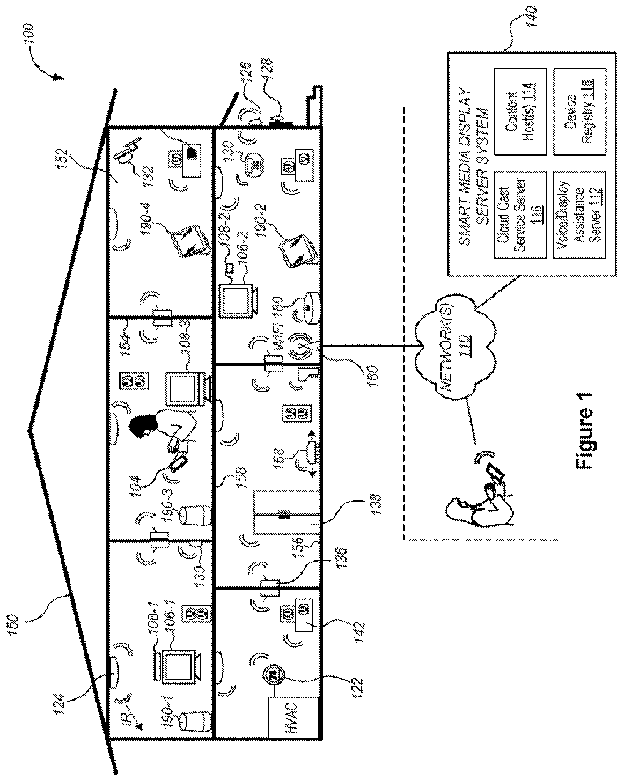 Patent US12321202 — Speaker assembly in a display assistant device — Figure 1
