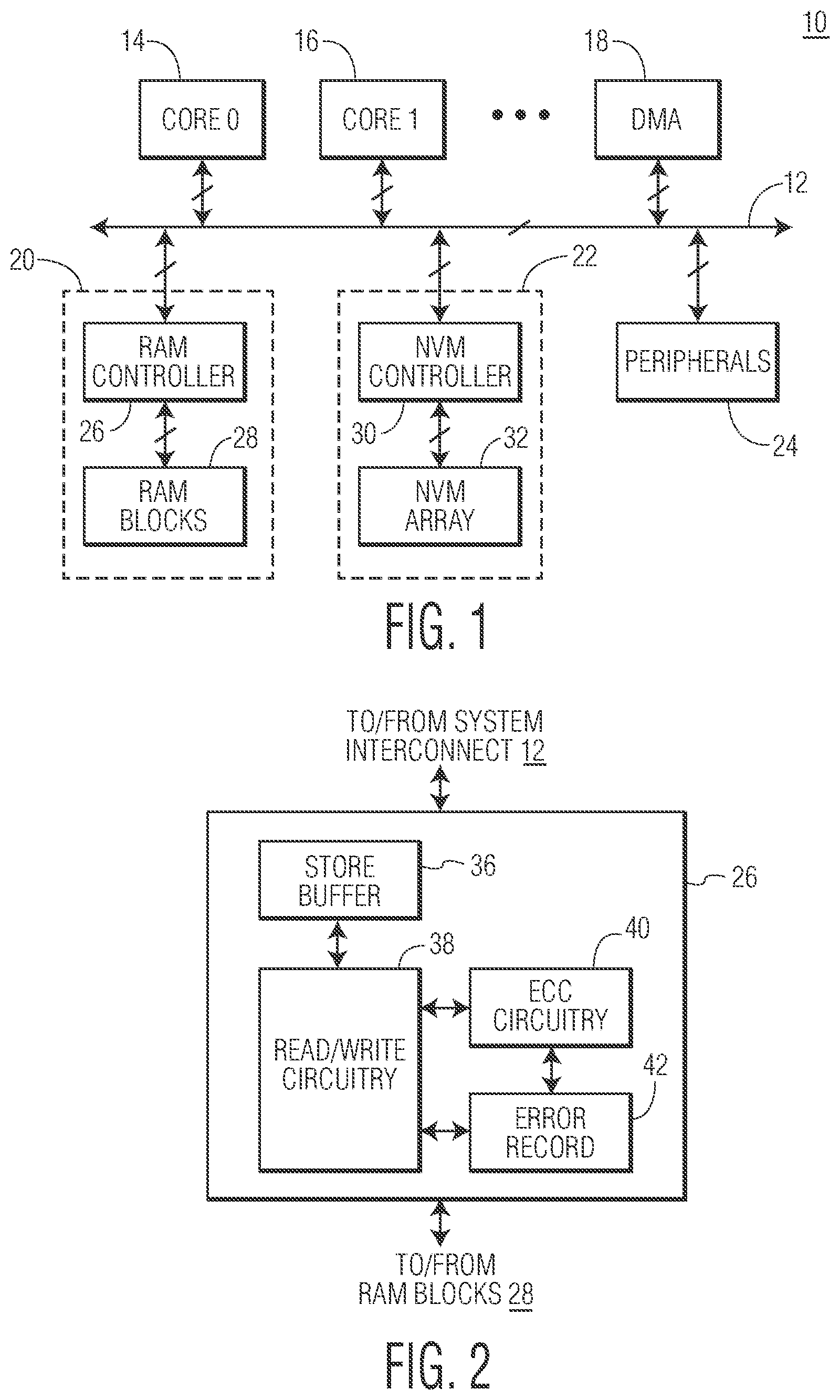 Patent US12321232 Figure 1 – Memory controller which implements partial writes with error signaling