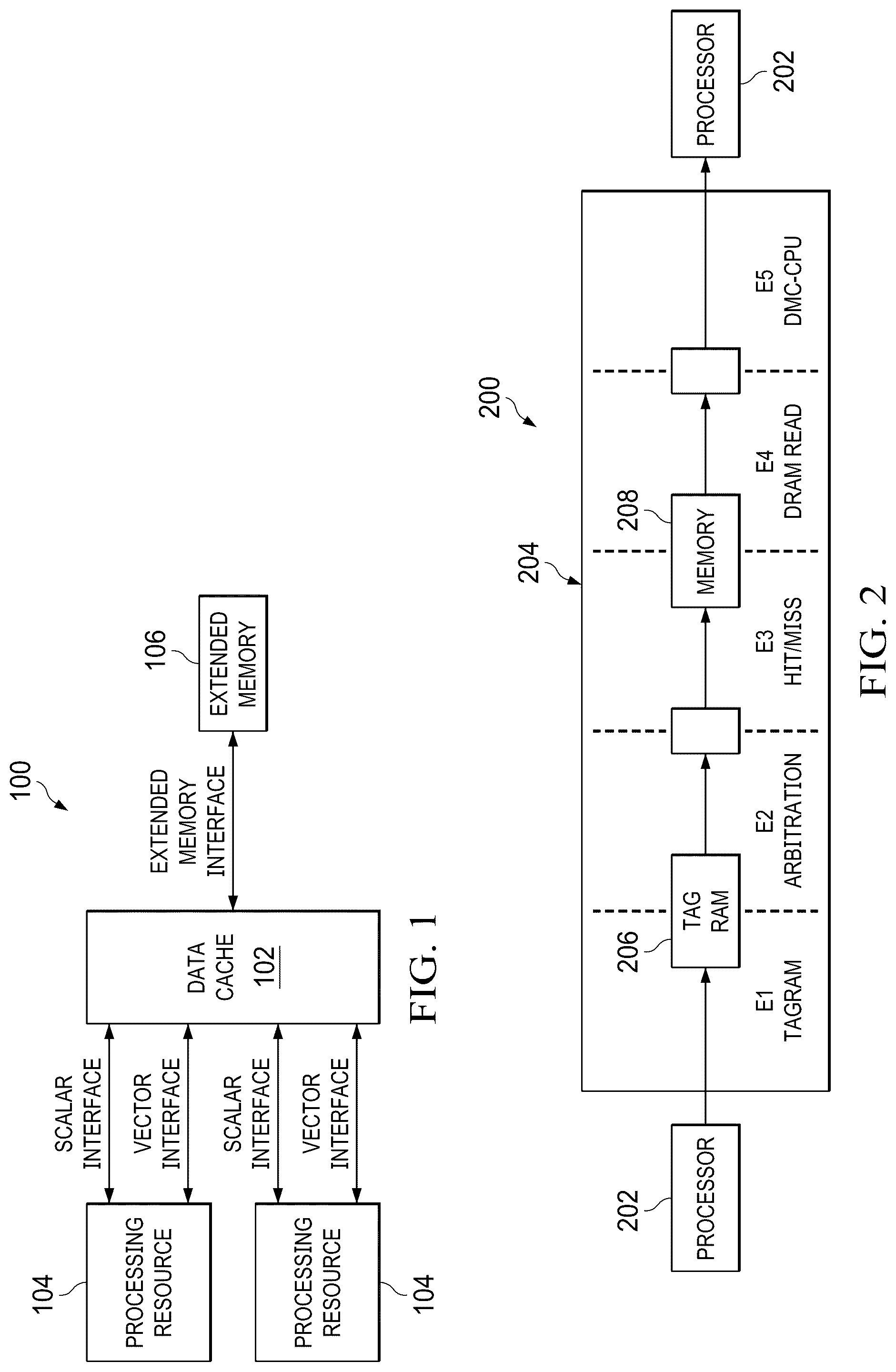 Patent US12321285 — Victim cache with write miss merging — Figure 1