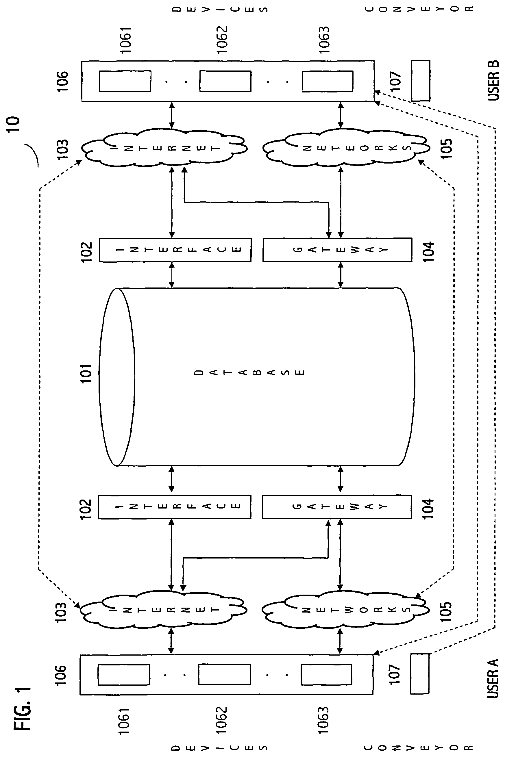 Patent US12321365 — Systems and methods for management of contact information — Figure 1