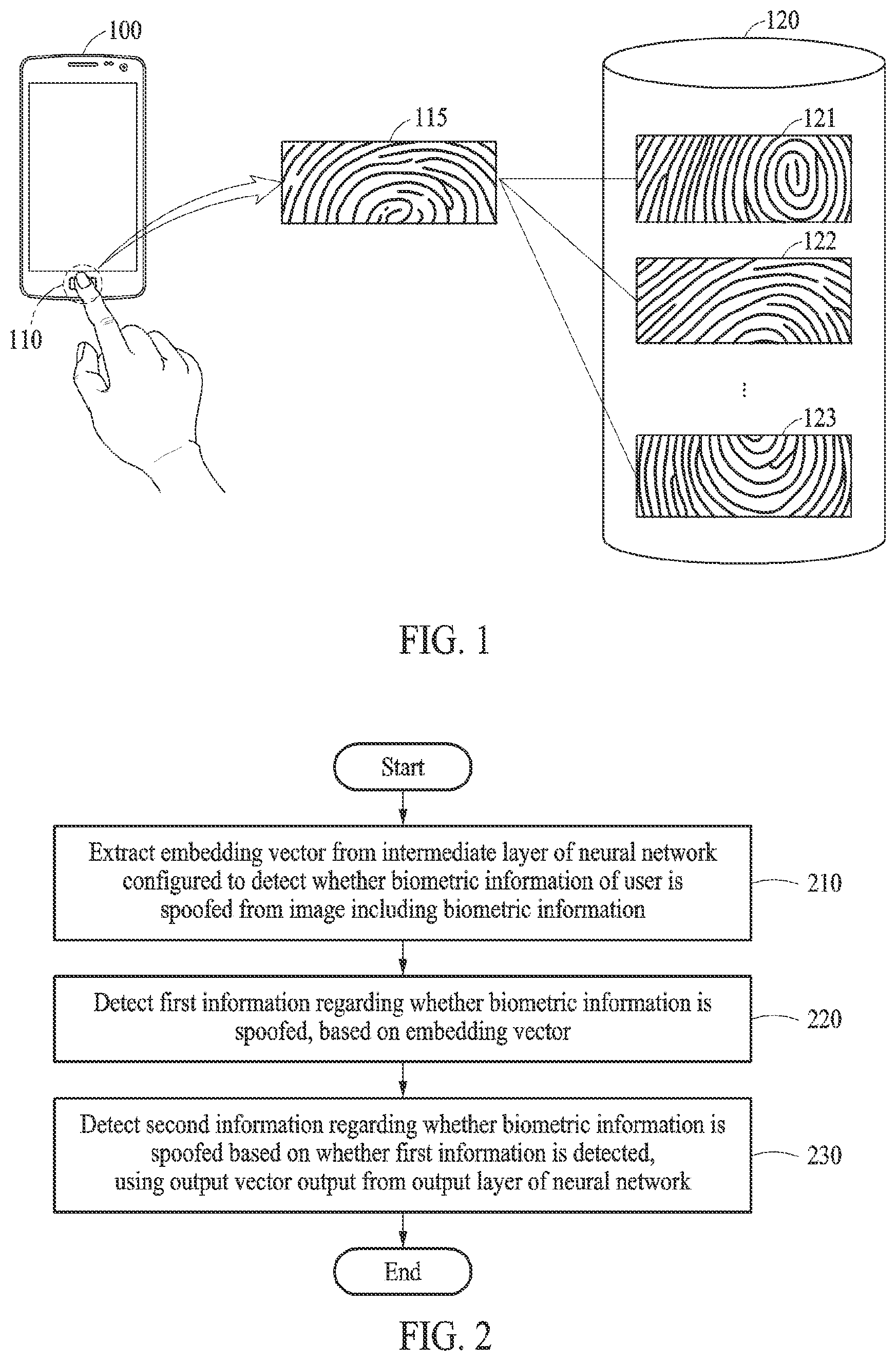 Patent US12321445 — Method and apparatus with biometric information spoof detection — Figure 1