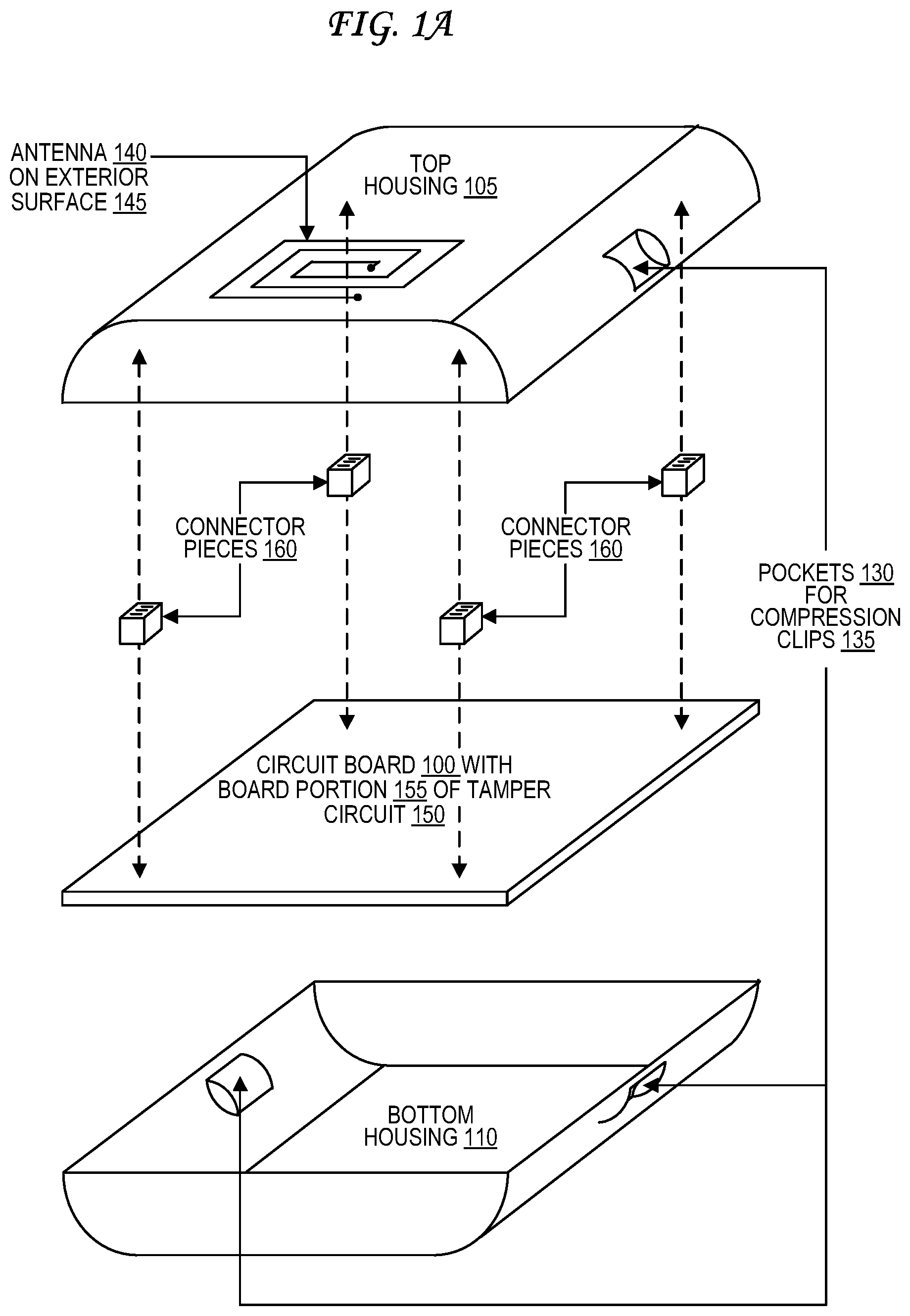 Patent US12321506 — Secure electronic circuitry with tamper detection — Figure 1