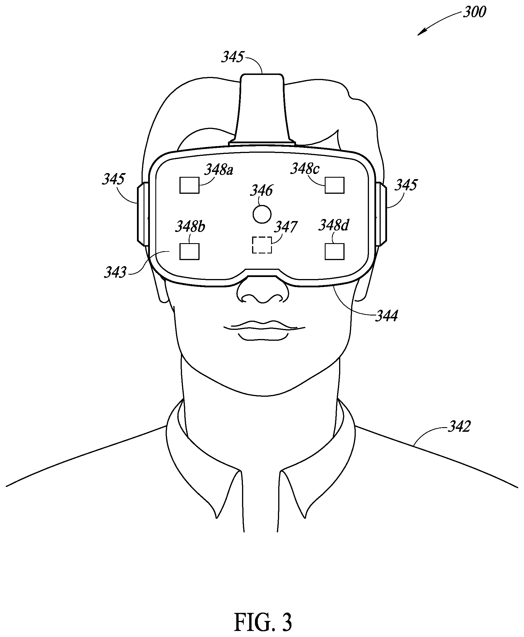 Patent US12321514 Figure 3 – Optical tracking including imaging-based angle sensitive detectors