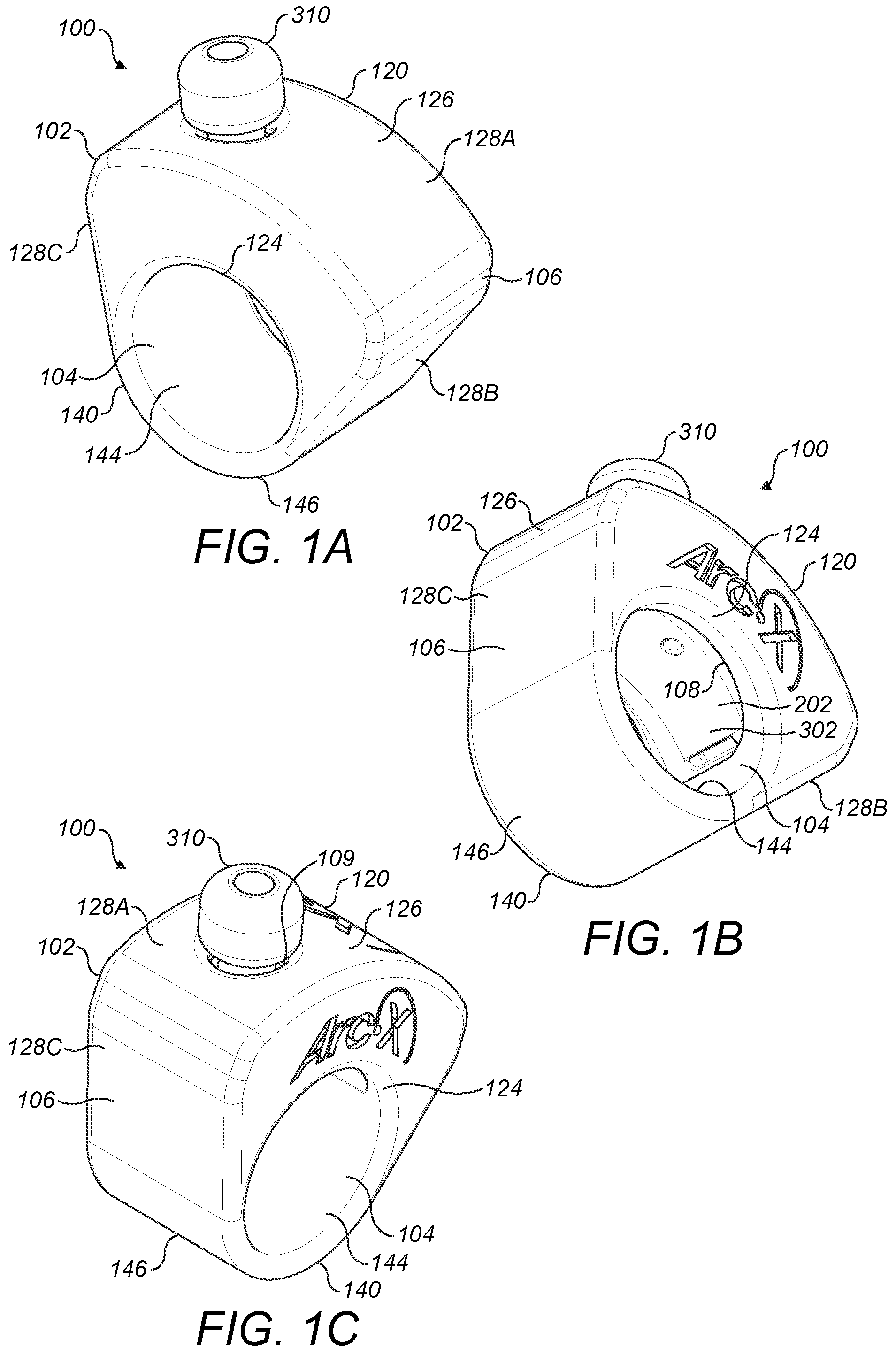 Patent US12321517 Figure 1 – Wearable remote controller