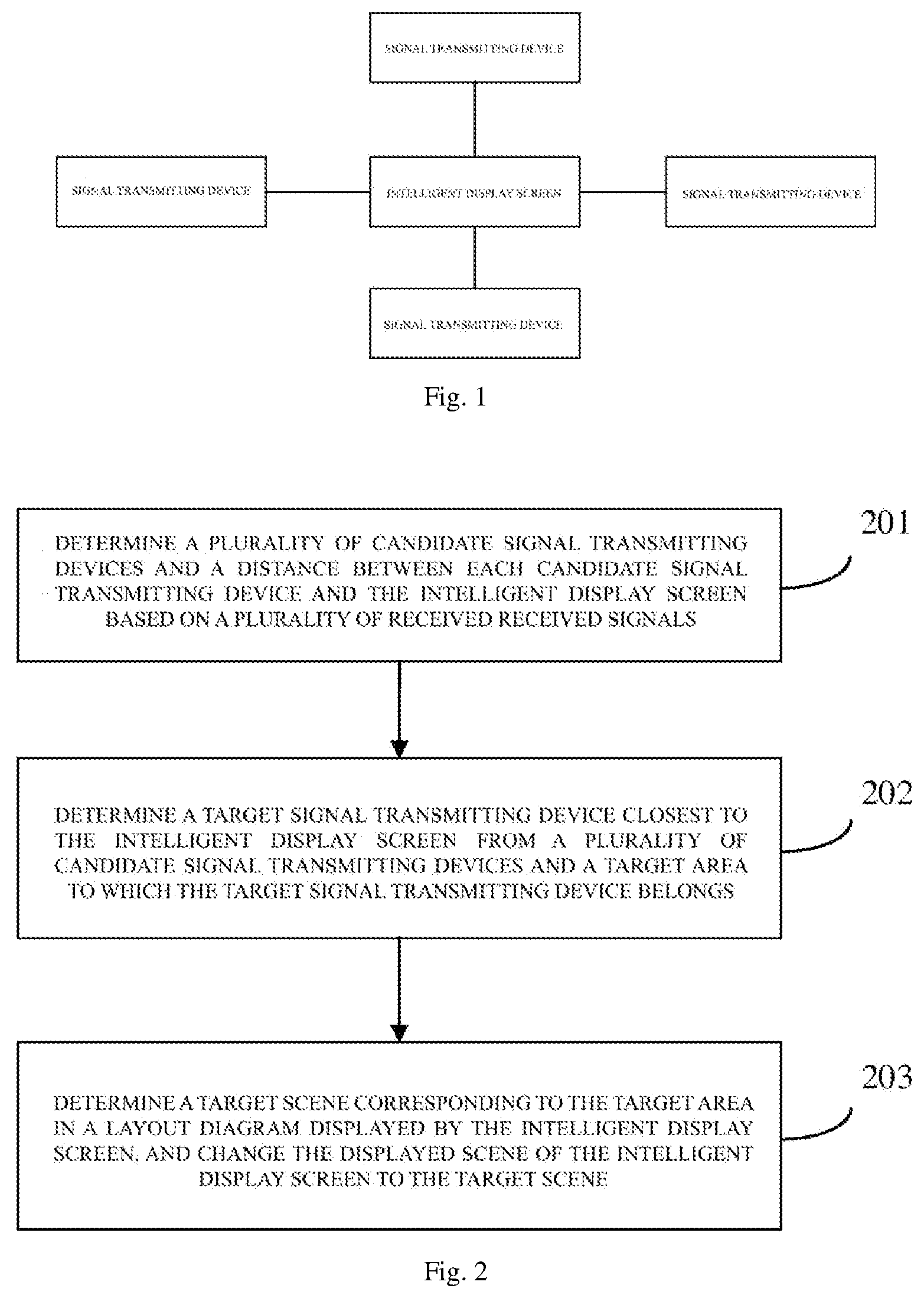 Patent US12321518 — Method for changing displayed scene, intelligent display screen and readable storage medium — Figure 1