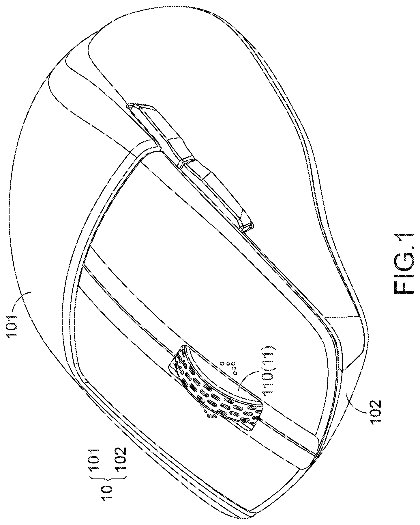Patent US12321537 — Mouse device — Figure 1