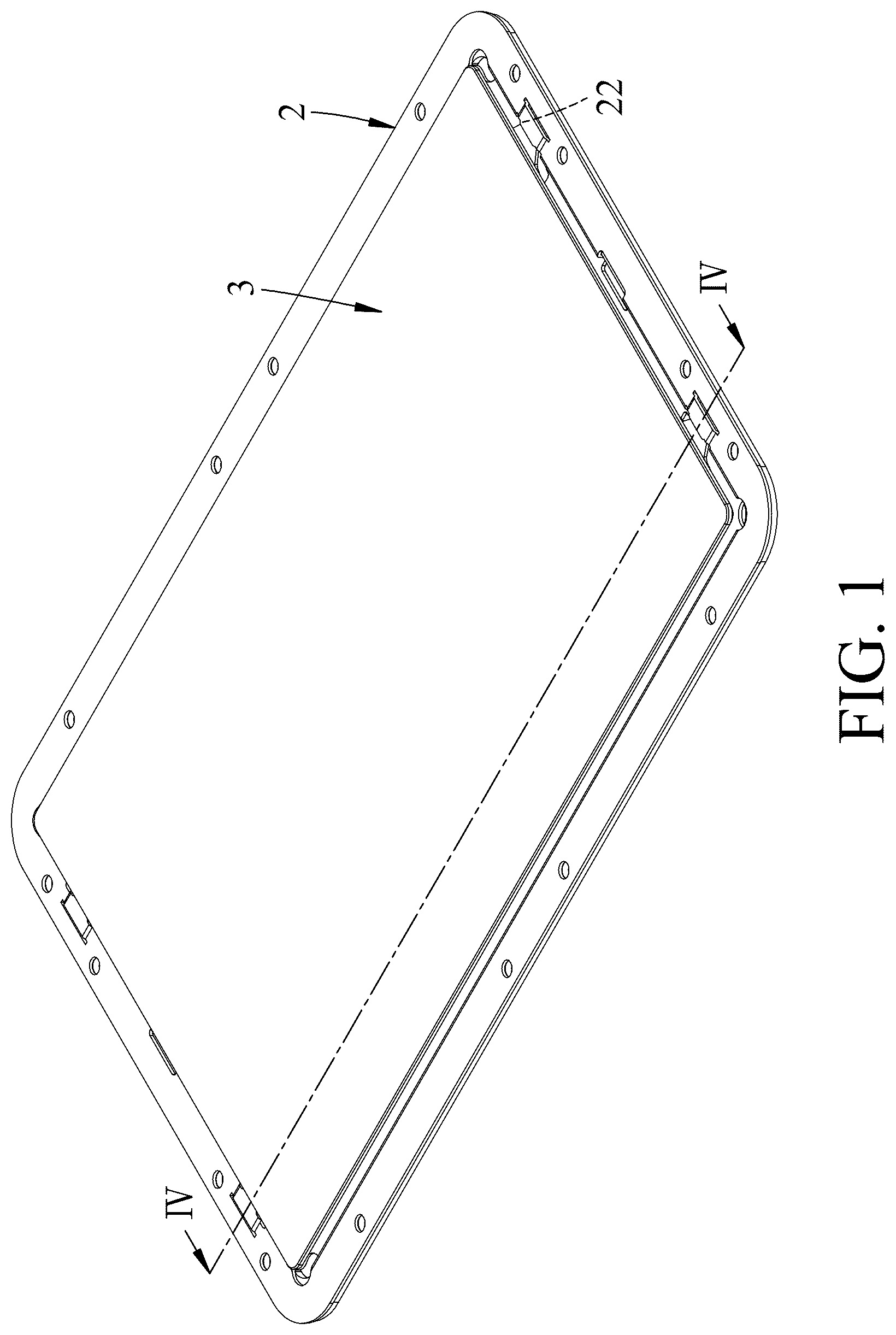 Patent US12321541 — Touch pad device — Figure 1