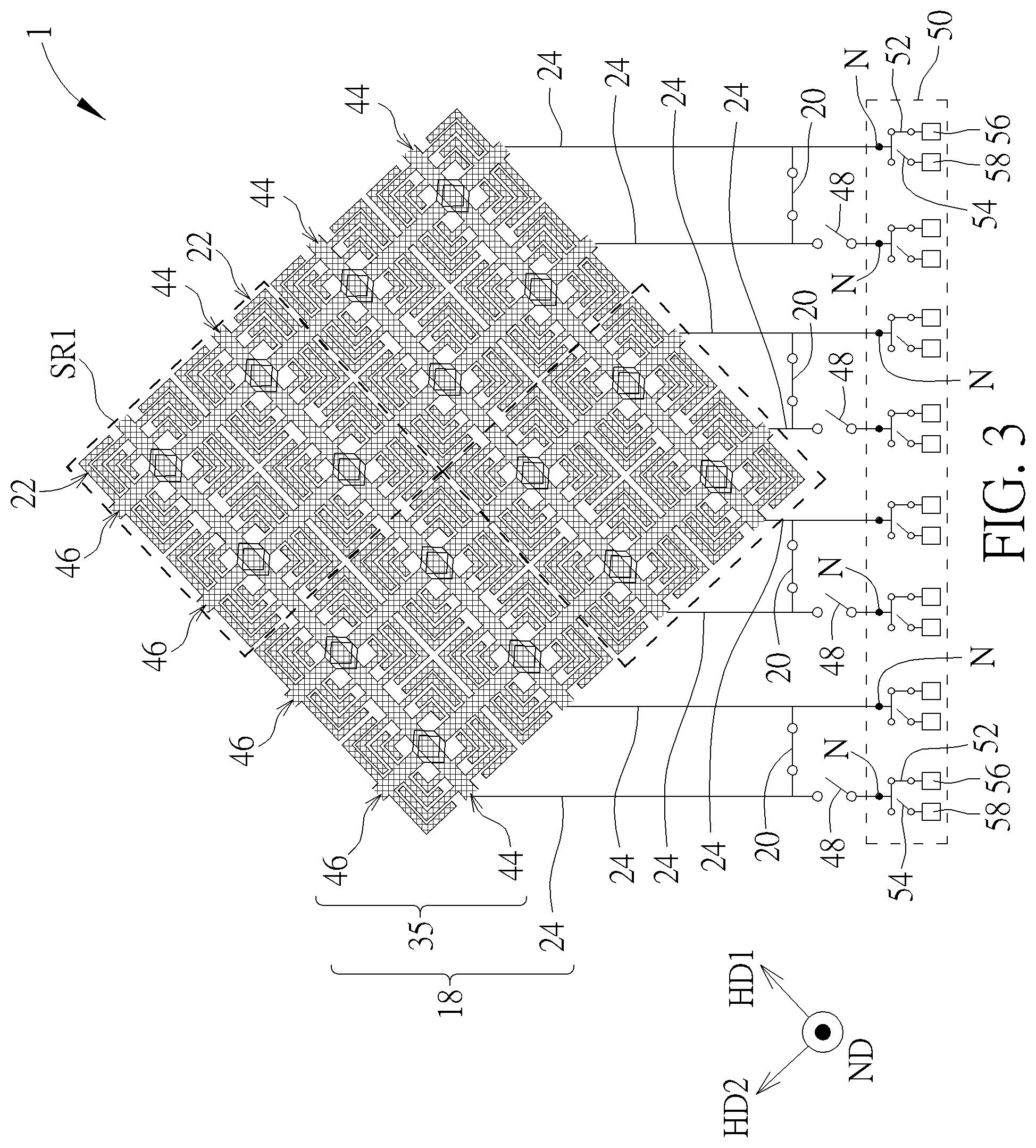 Patent US12321549 Figure 3 – Electronic device