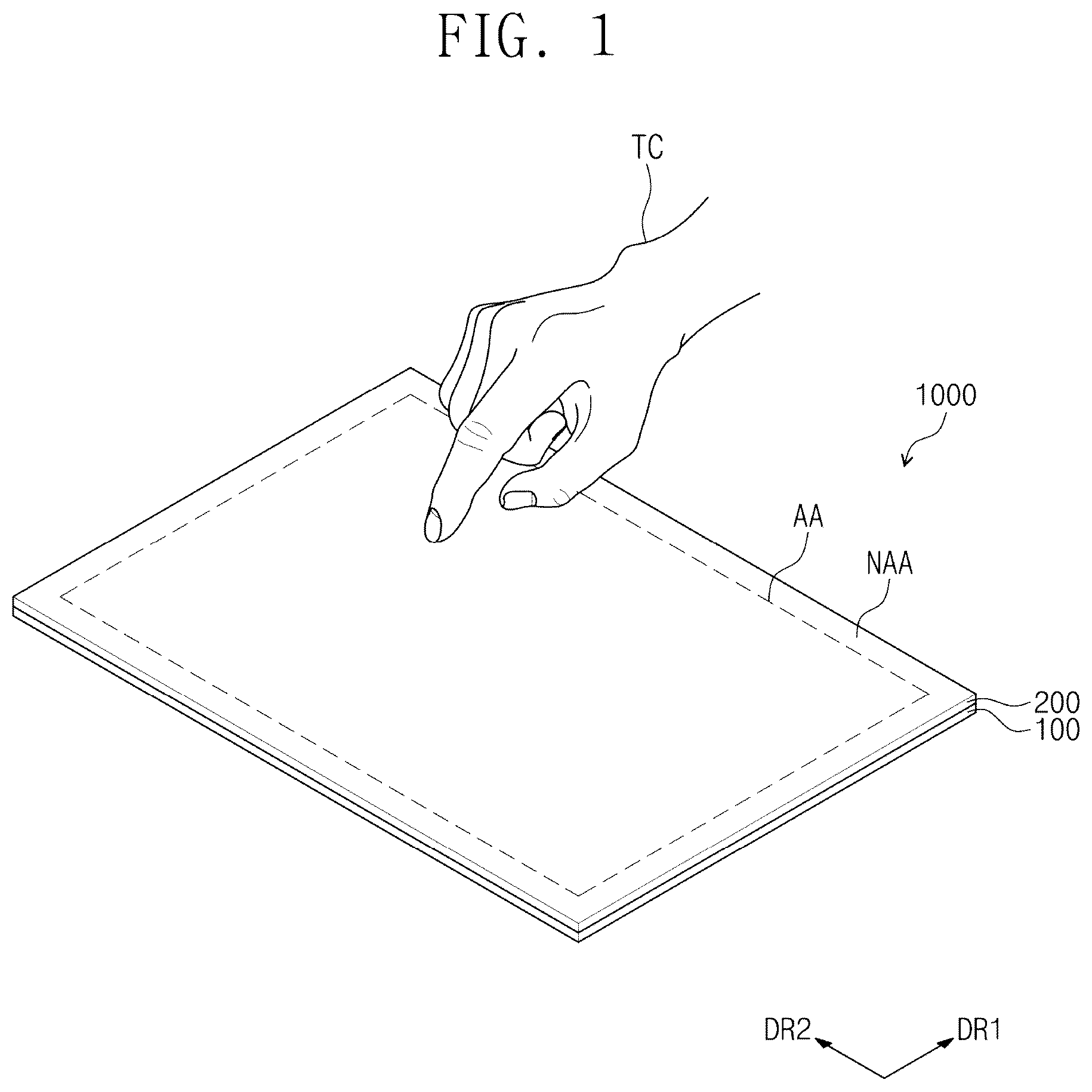 Patent US12321553 — Electronic device — Figure 1