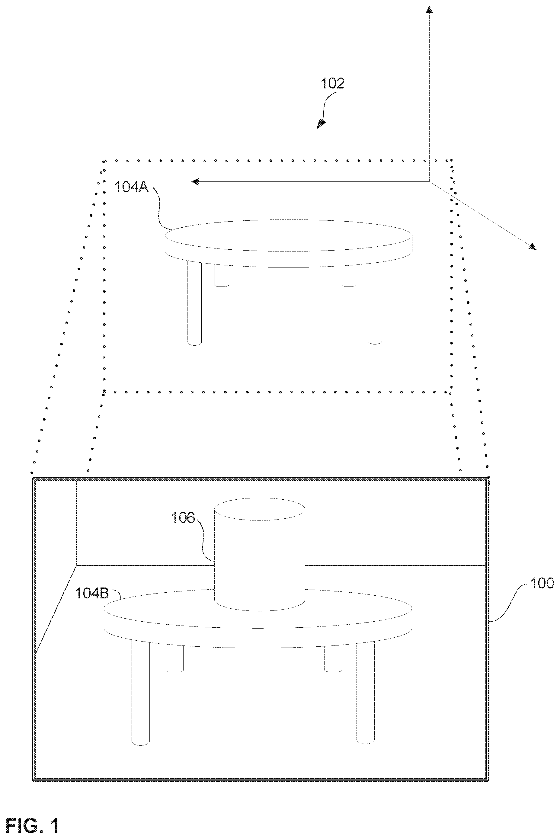 Patent US12321563 Figure 1 – Method of grouping user interfaces in an environment