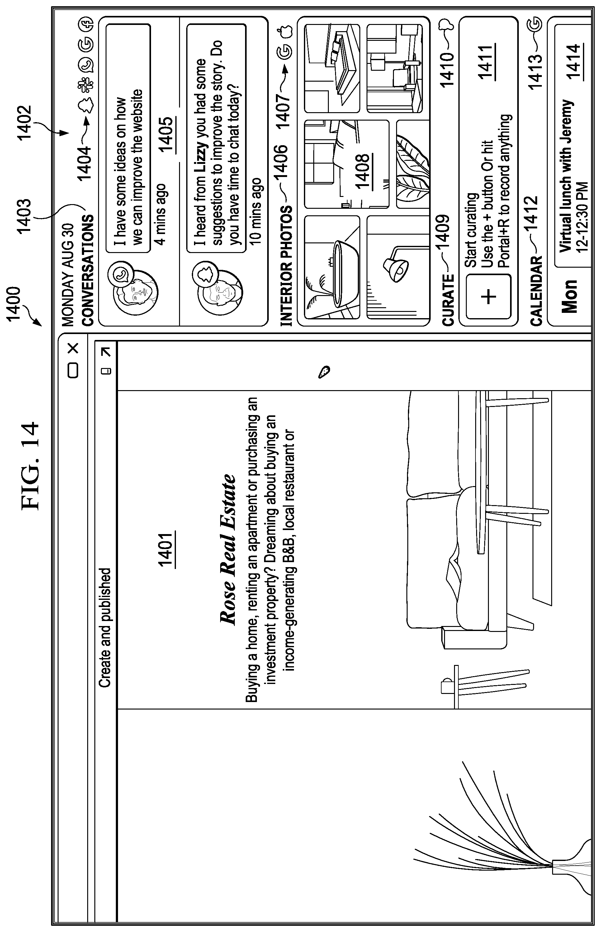 Patent US12321572 Figure 17 – Application management and navigation of web applications in a web-based environment