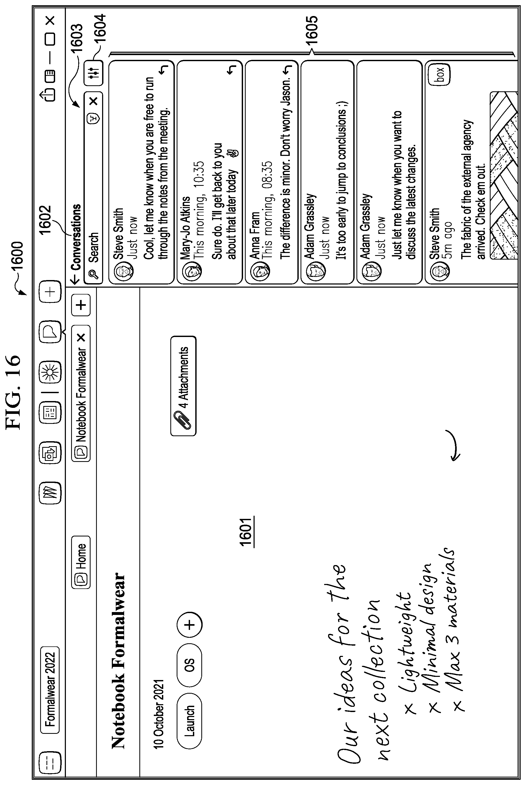 Patent US12321572 Figure 19 – Application management and navigation of web applications in a web-based environment